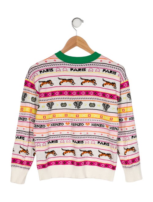 Kenzo Kids Patterned Woven Sweater