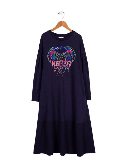 Kenzo Kids Girls' Sweatshirt Dress