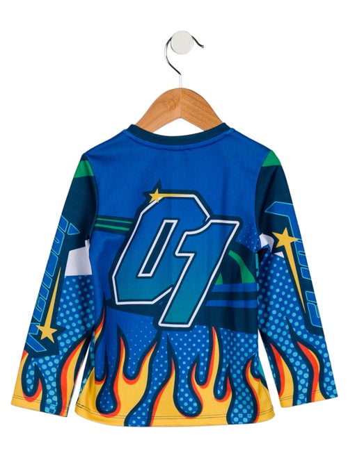 Kenzo Kids Boys' Long Sleeve Printed T-Shirt