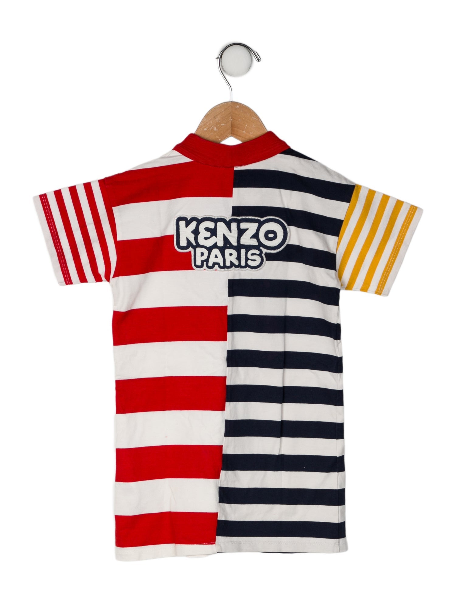 Kenzo Kids Striped Polo Short Sleeve Top