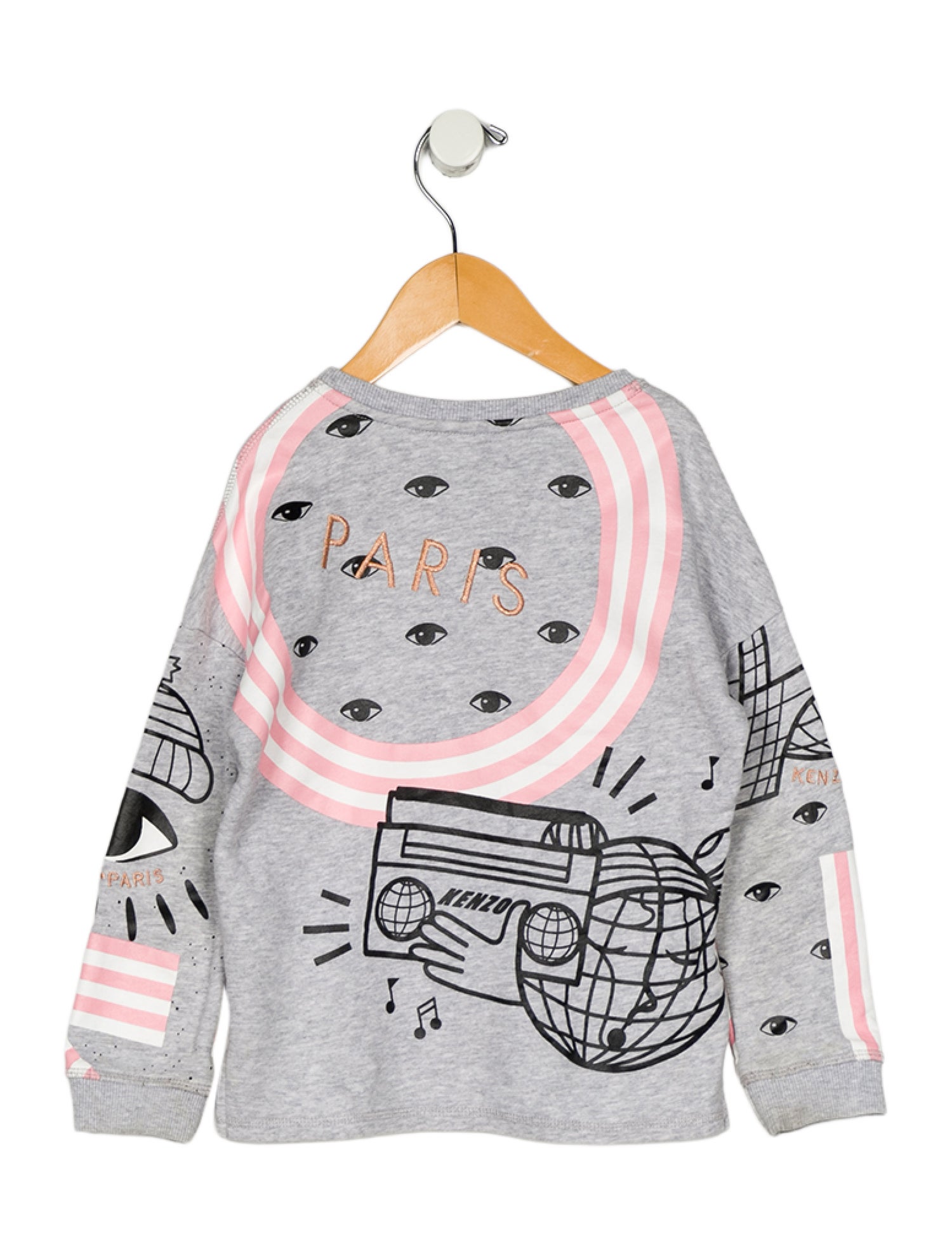 Kenzo Kids Toddler Girls' EMbroidered Print Top