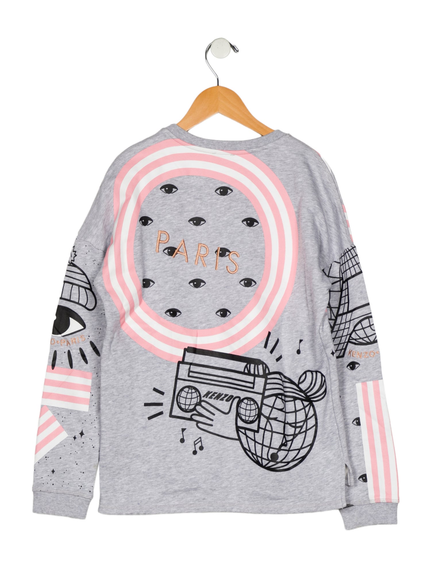 Kenzo Kids Girls' Print Embroidered Top