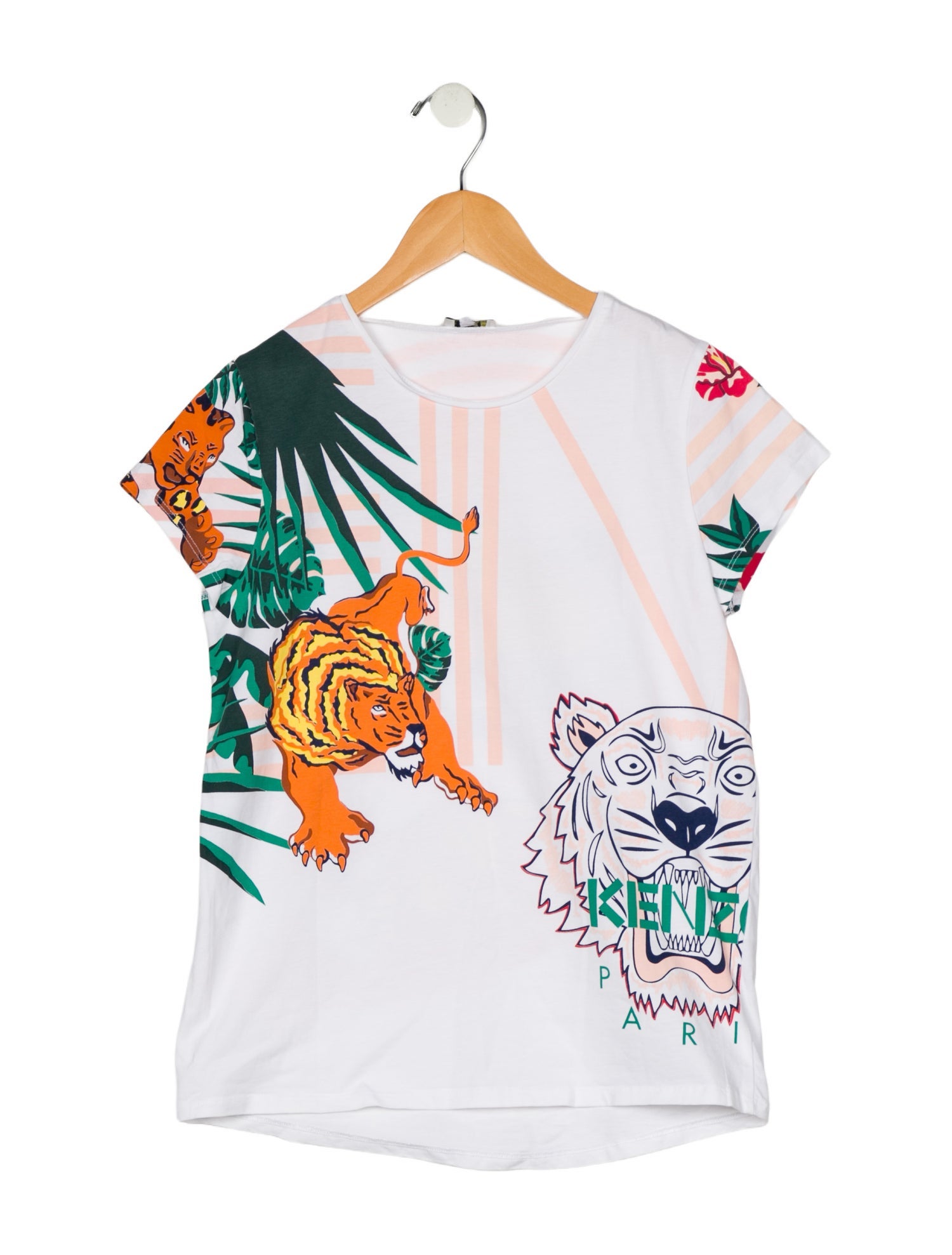 Kenzo Kids Girls' Print Short Sleeve Top