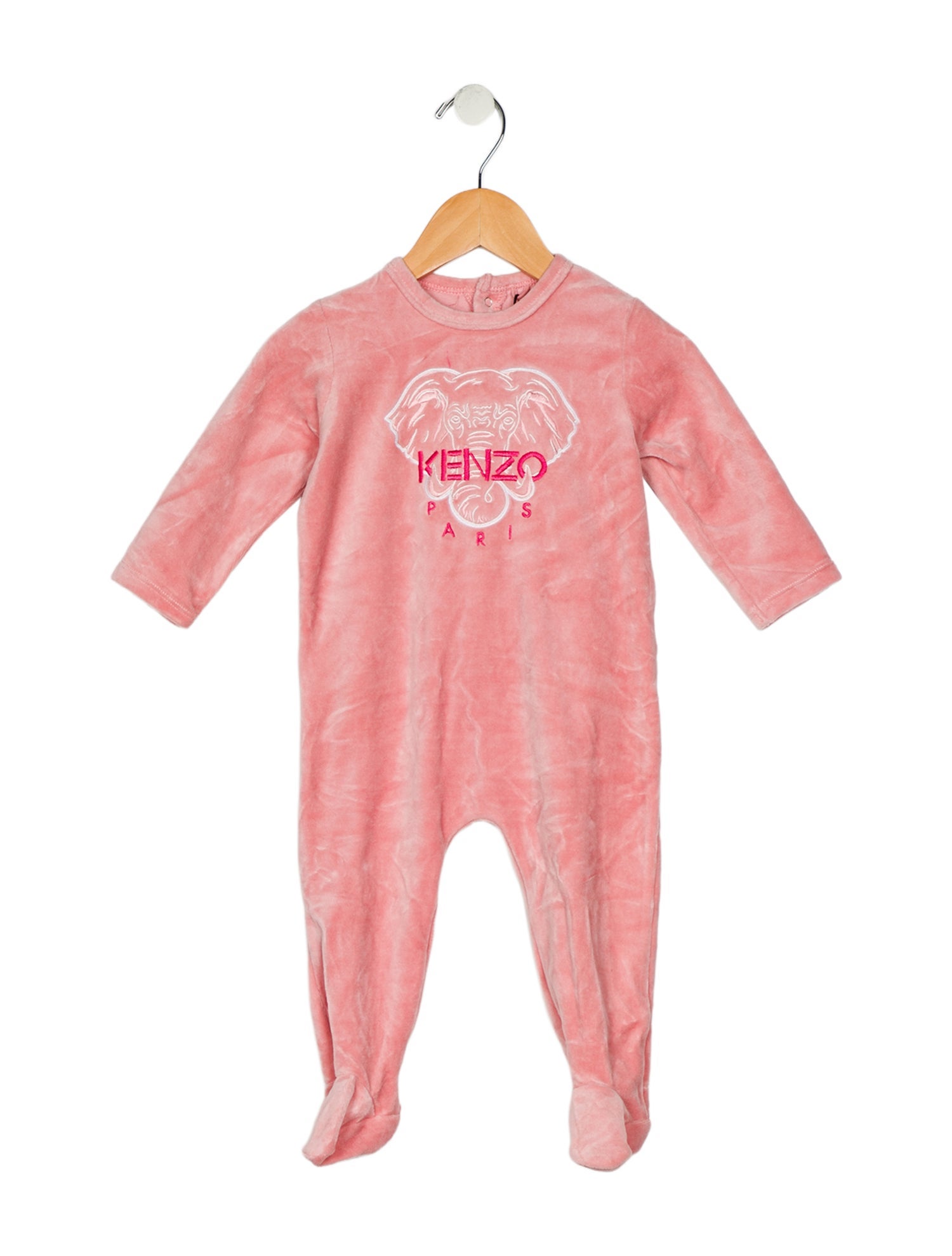 Kenzo Kids Infant Girls Branded Embroidered Onesie w/Tags