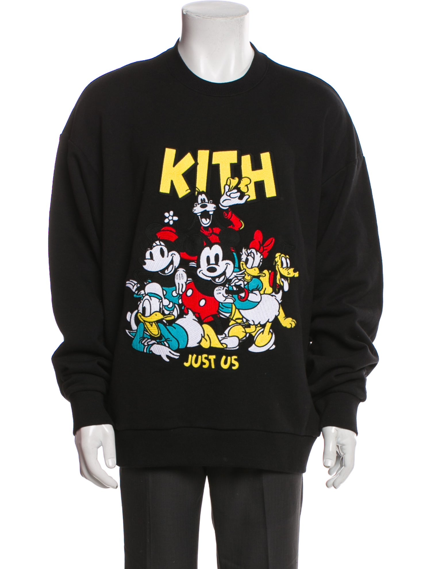 KITH x Disney Graphic Print Crew Neck Sweatshirt