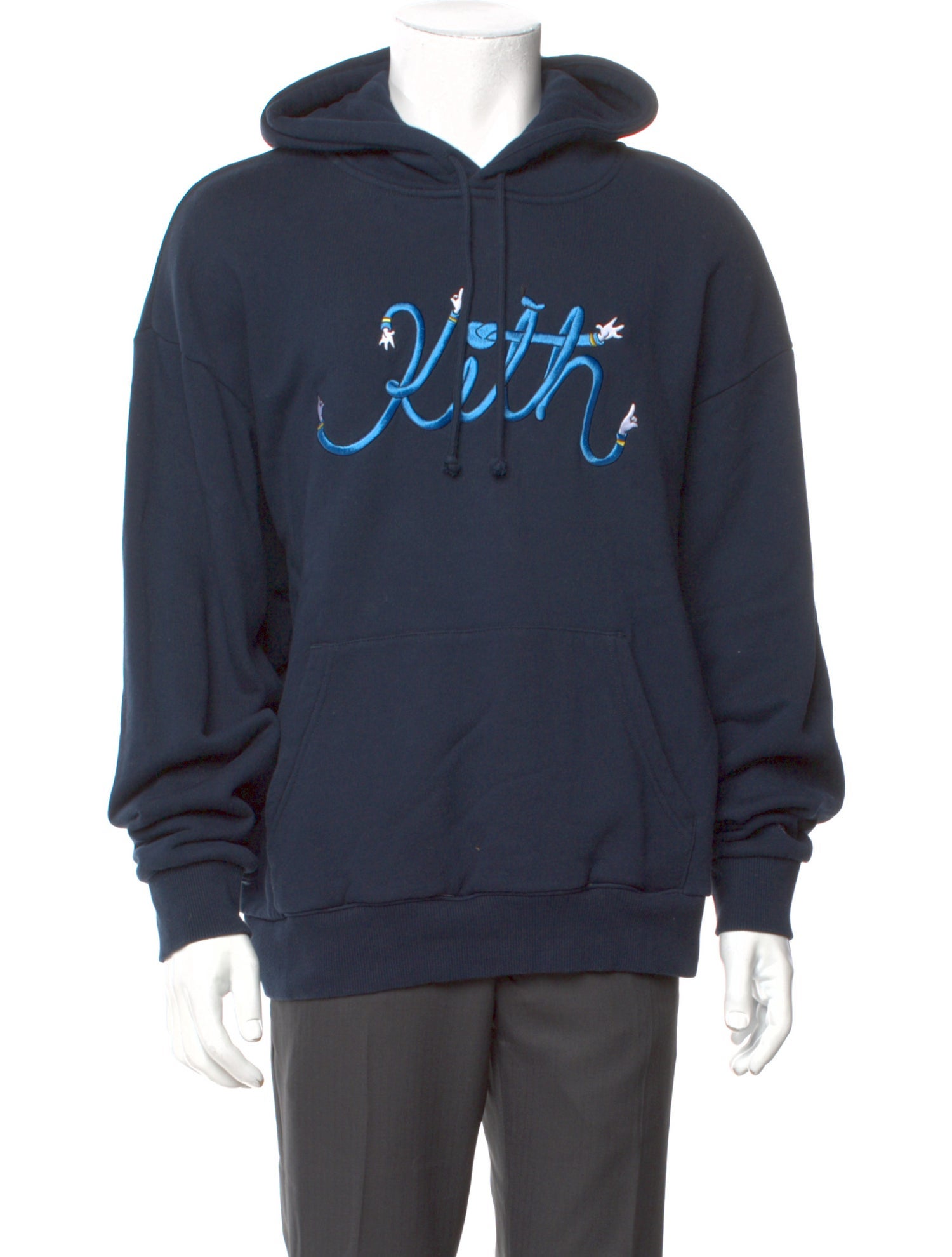 KITH x Disney Graphic Print Crew Neck Hoodie