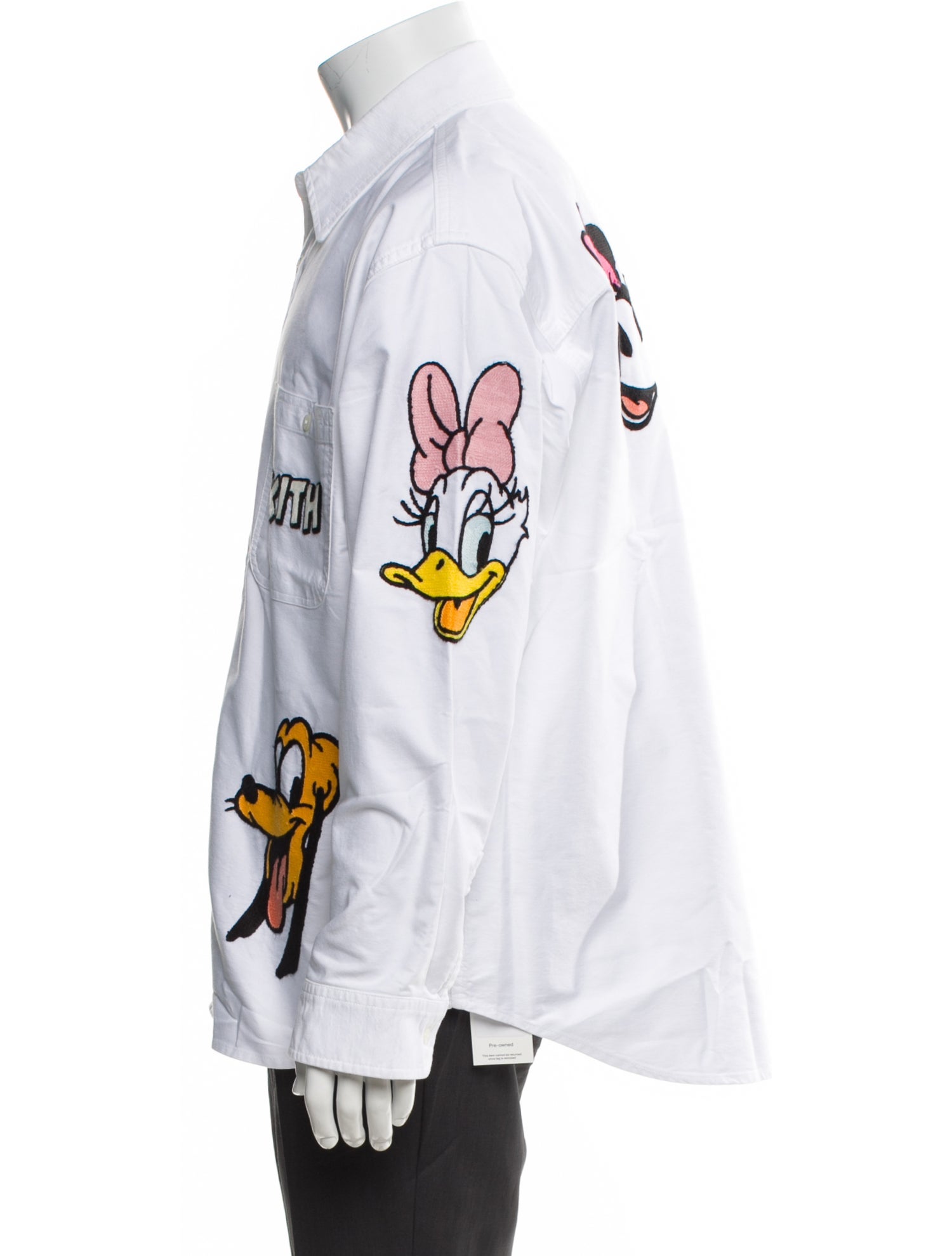 KITH x Disney Graphic Print Long Sleeve Shirt