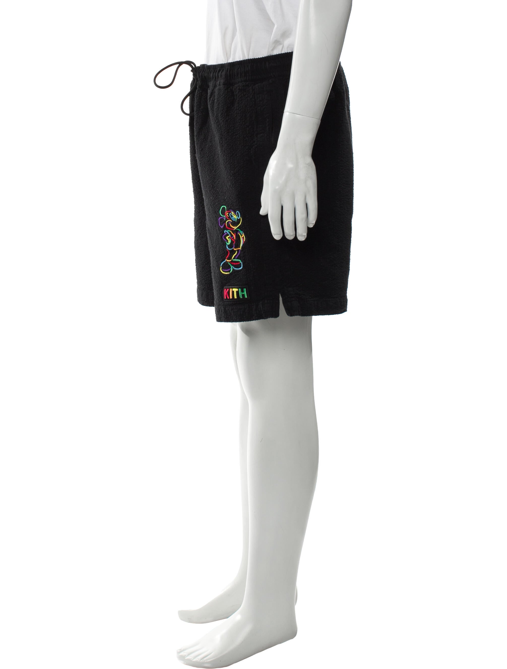 KITH x Disney Graphic Print Jogger Shorts
