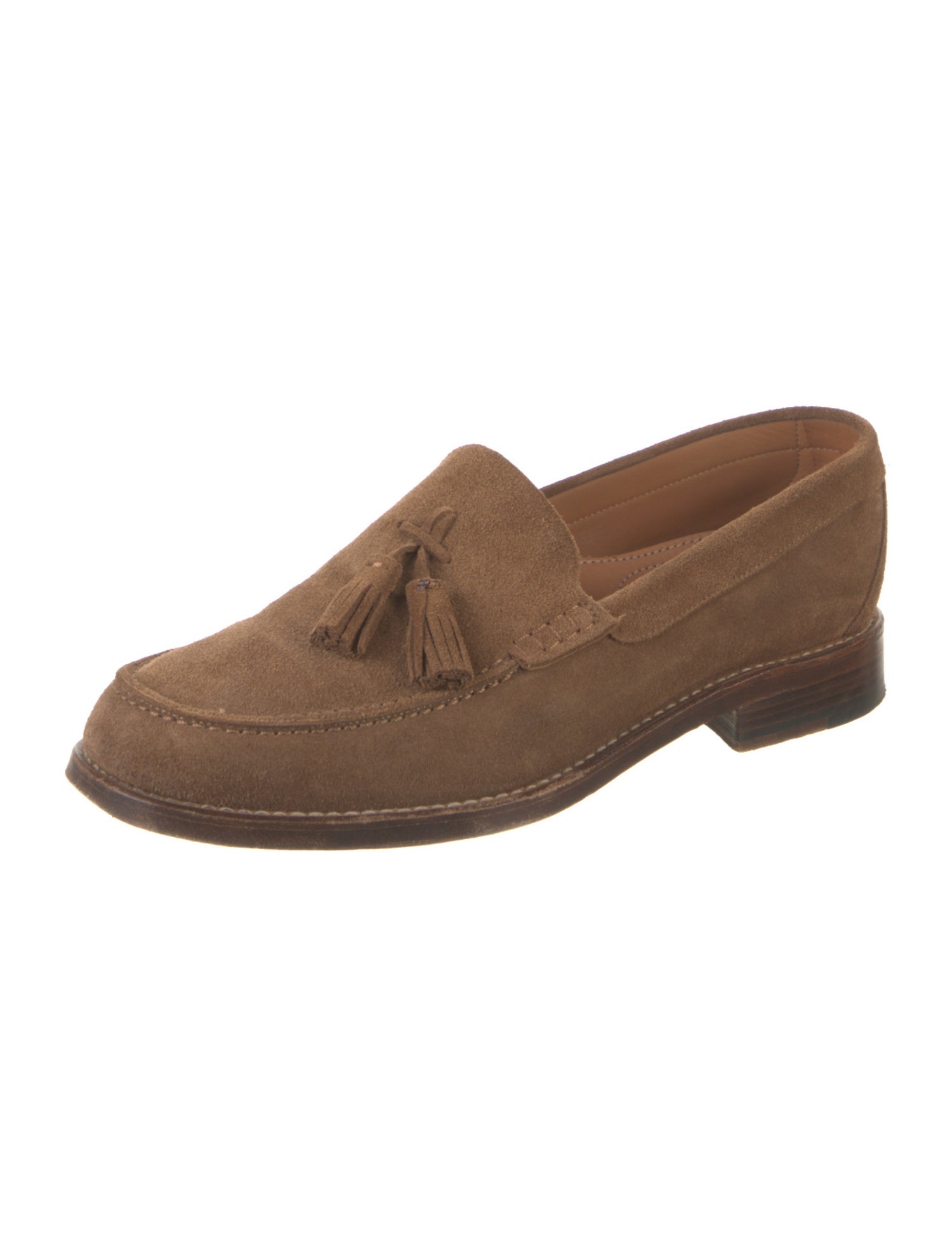 A Kind of Guise Suede Tassel Accents Dress Loafers