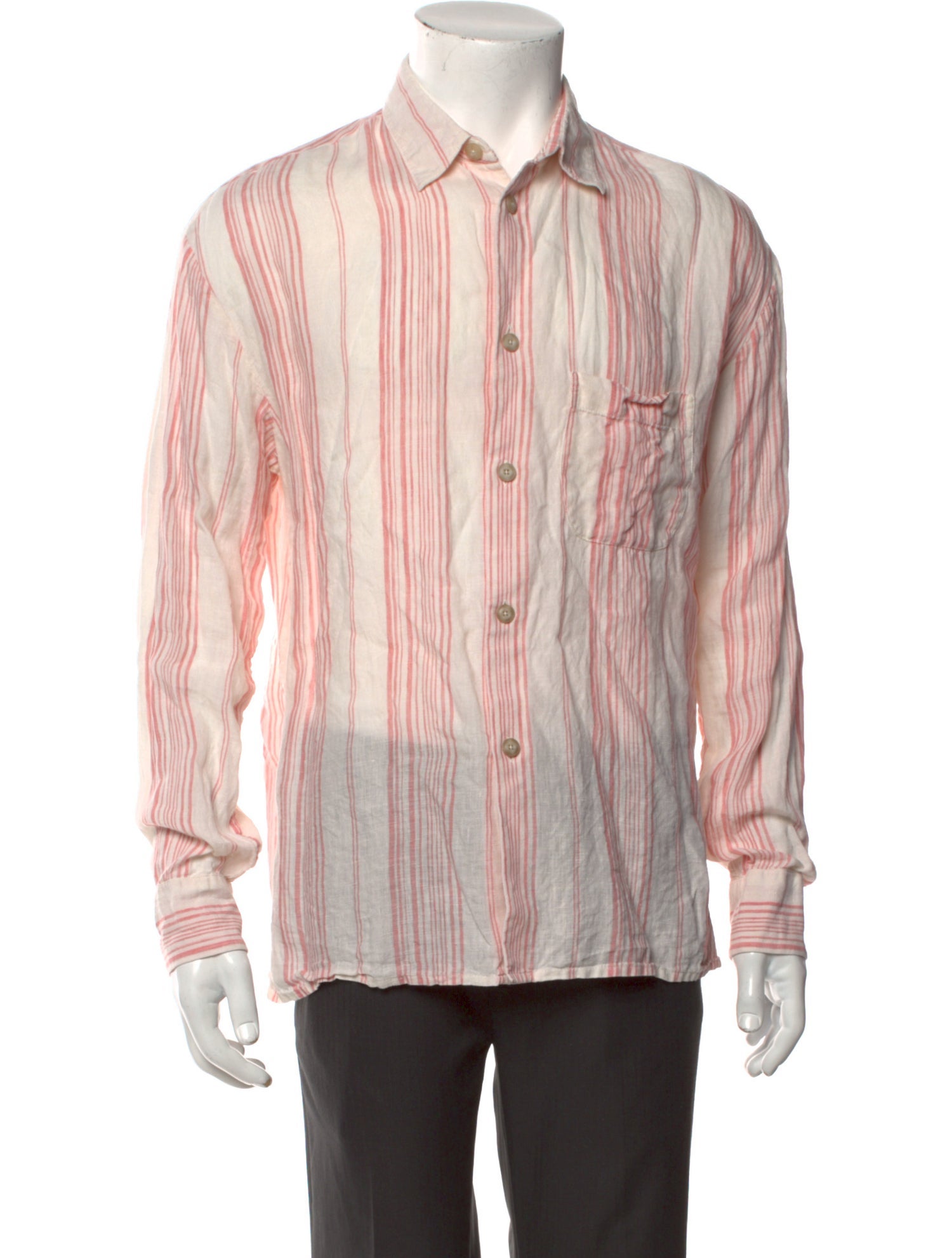 A Kind of Guise Linen Striped Shirt