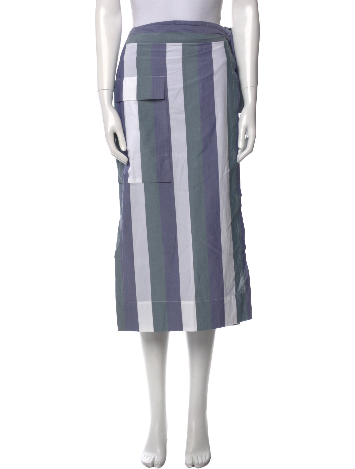 A Kind of Guise Striped Midi Length Skirt