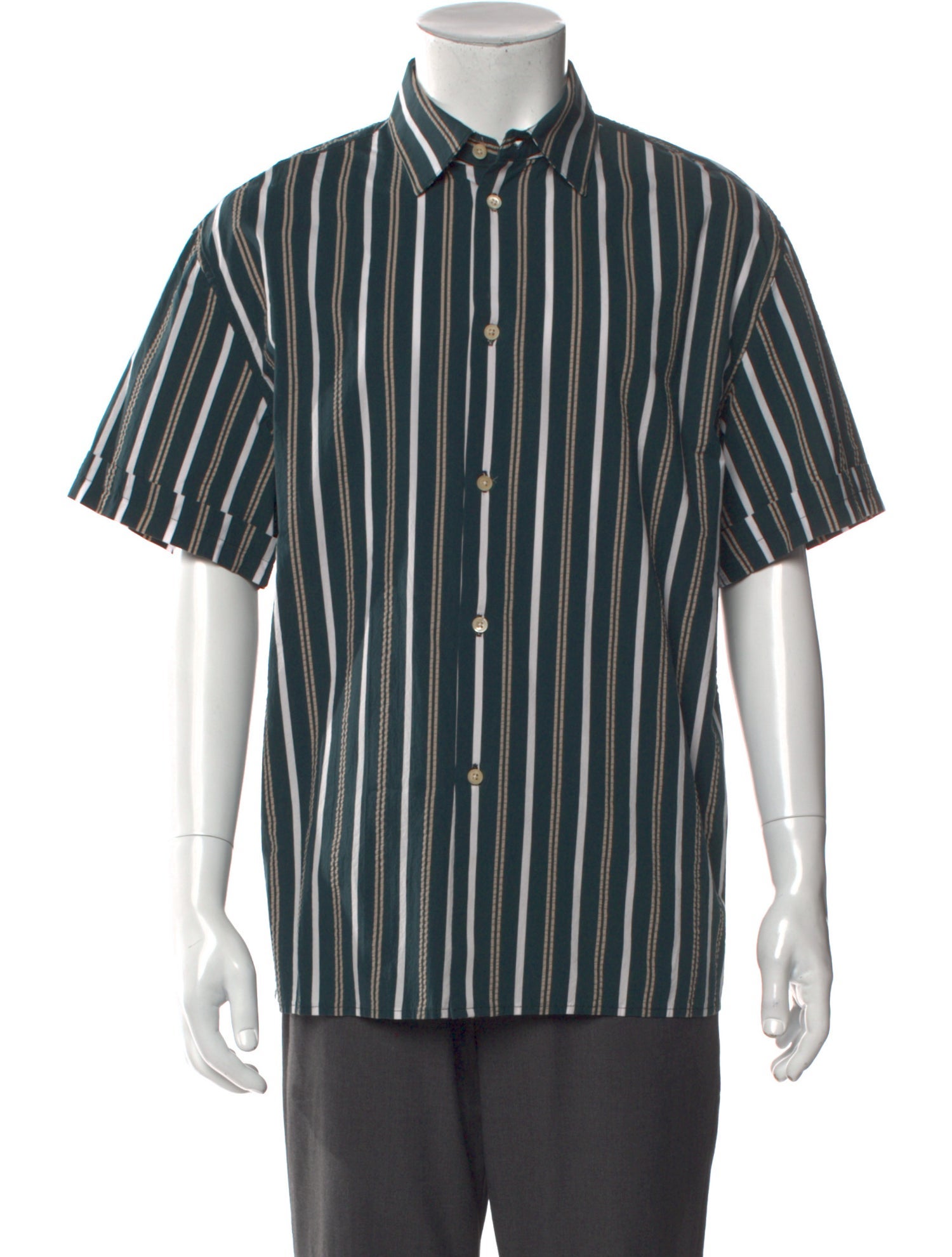 A Kind of Guise Striped Short Sleeve Shirt