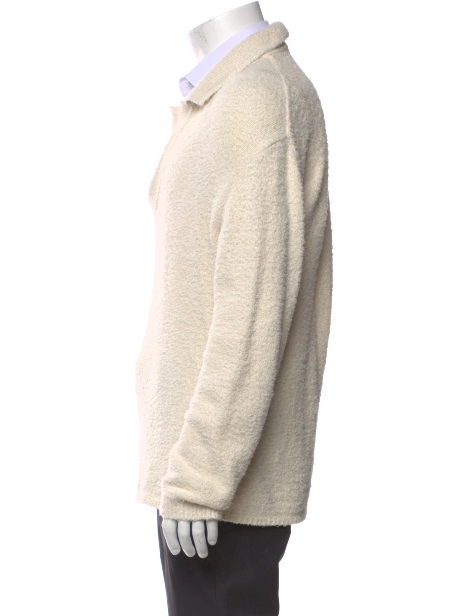A Kind of Guise V-Neck Long Sleeve Polo Sweater