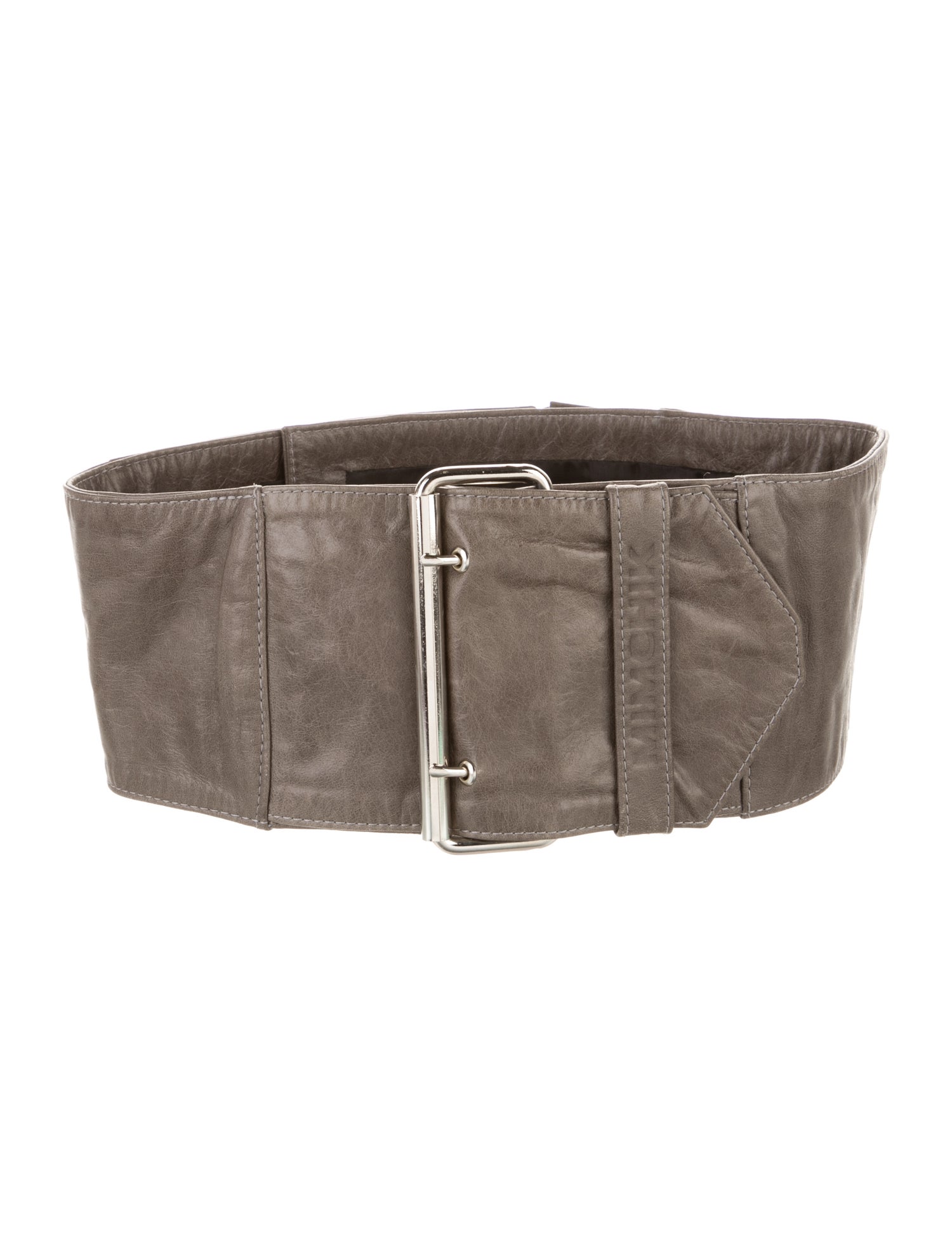 MIMCHIK Wide Leather Waist Belt