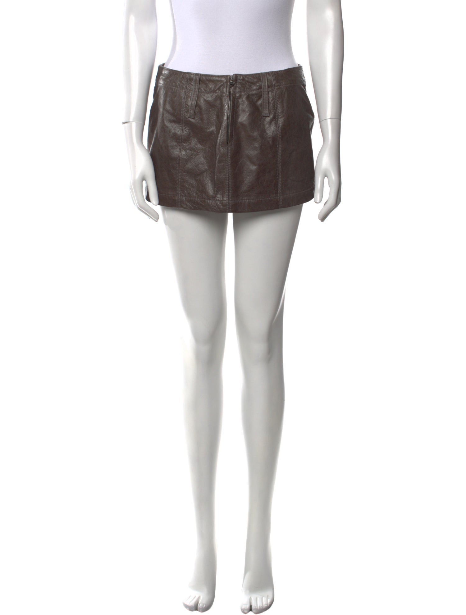 MIMCHIK Wool Mini Skirt