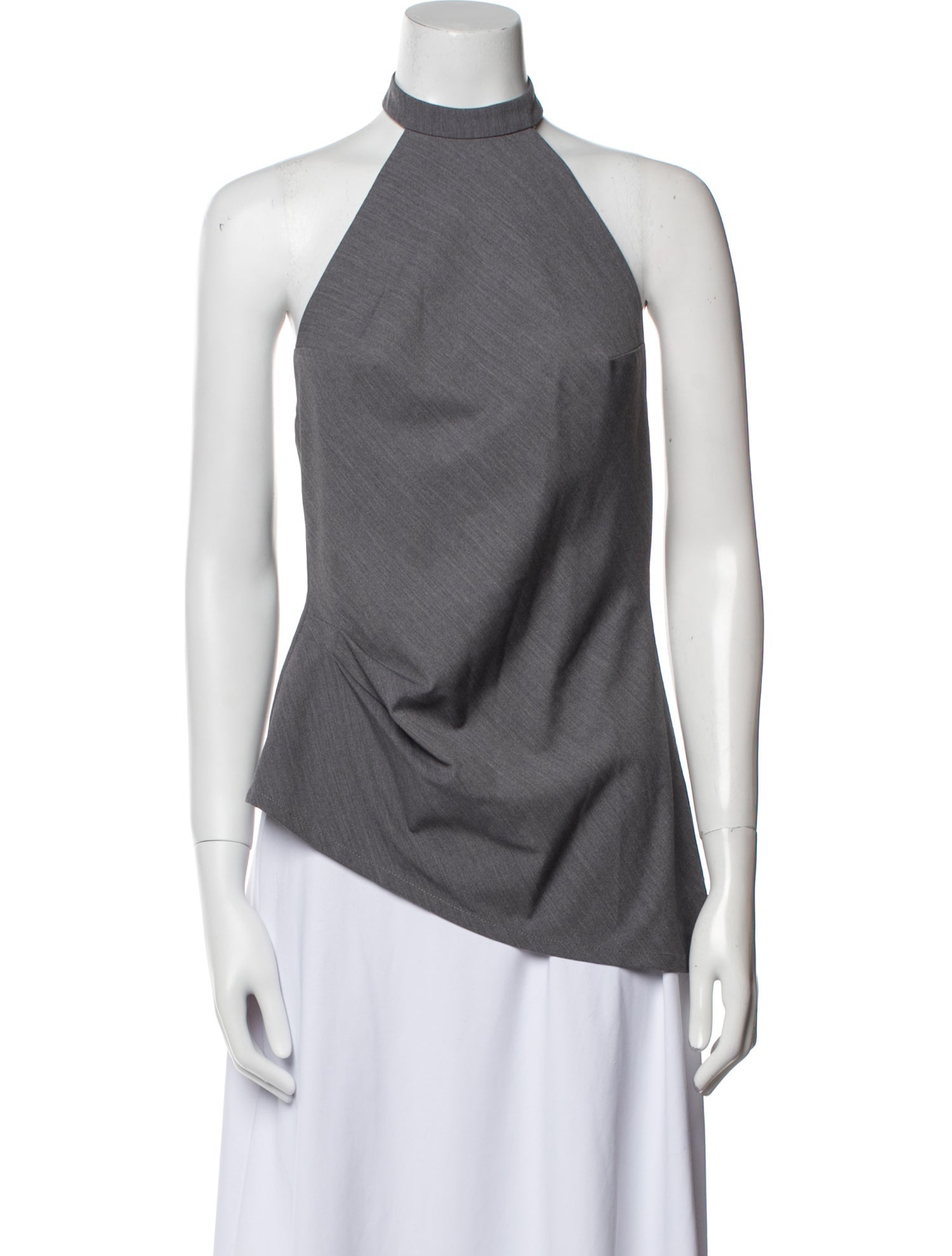 MIMCHIK Halterneck Sleeveless Top