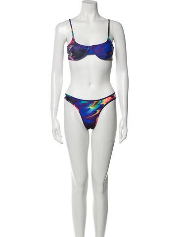 Kim Shui Swimwear Printed Bikini M
