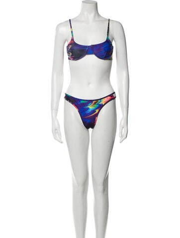 Kim Shui Swimwear Printed Bikini M