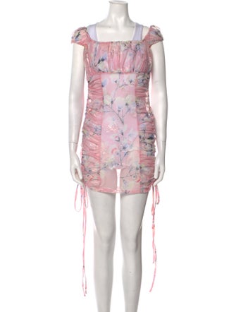 Kim Shui Printed Mini Dress