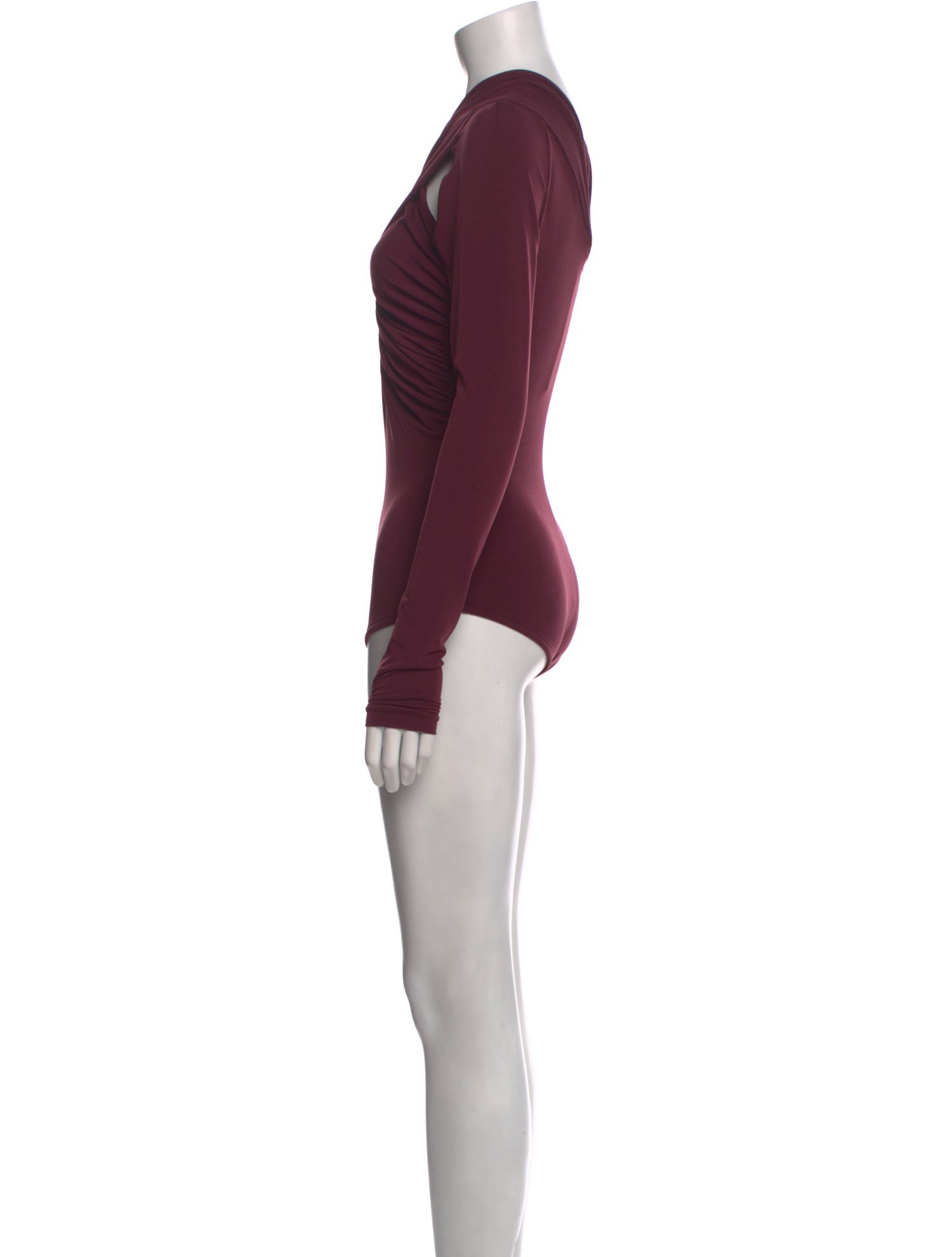 Kim Shui Mock Neck Long Sleeve Bodysuit