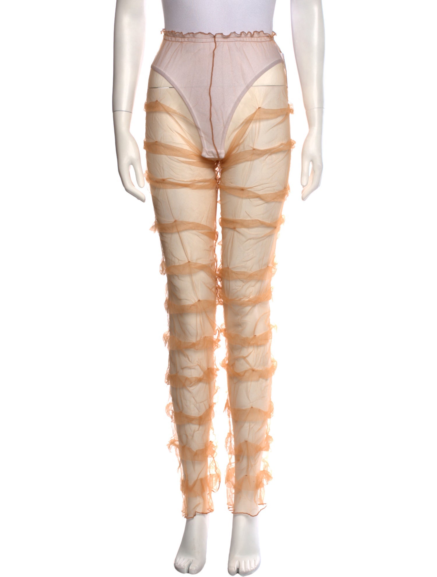 Kim Shui Lace Pattern Straight Leg Pants w/ Tags