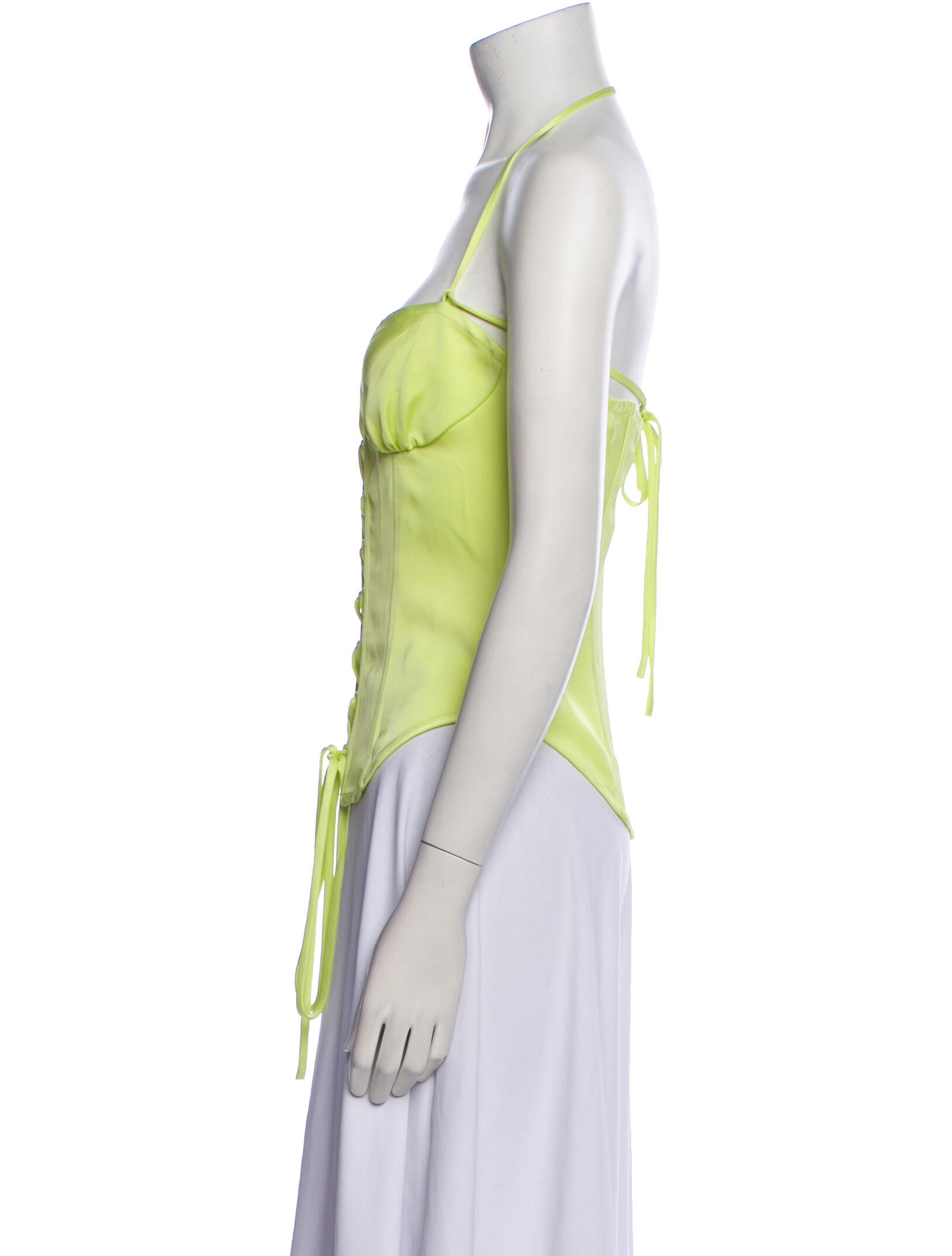 Kim Shui Halterneck Sleeveless Crop Top