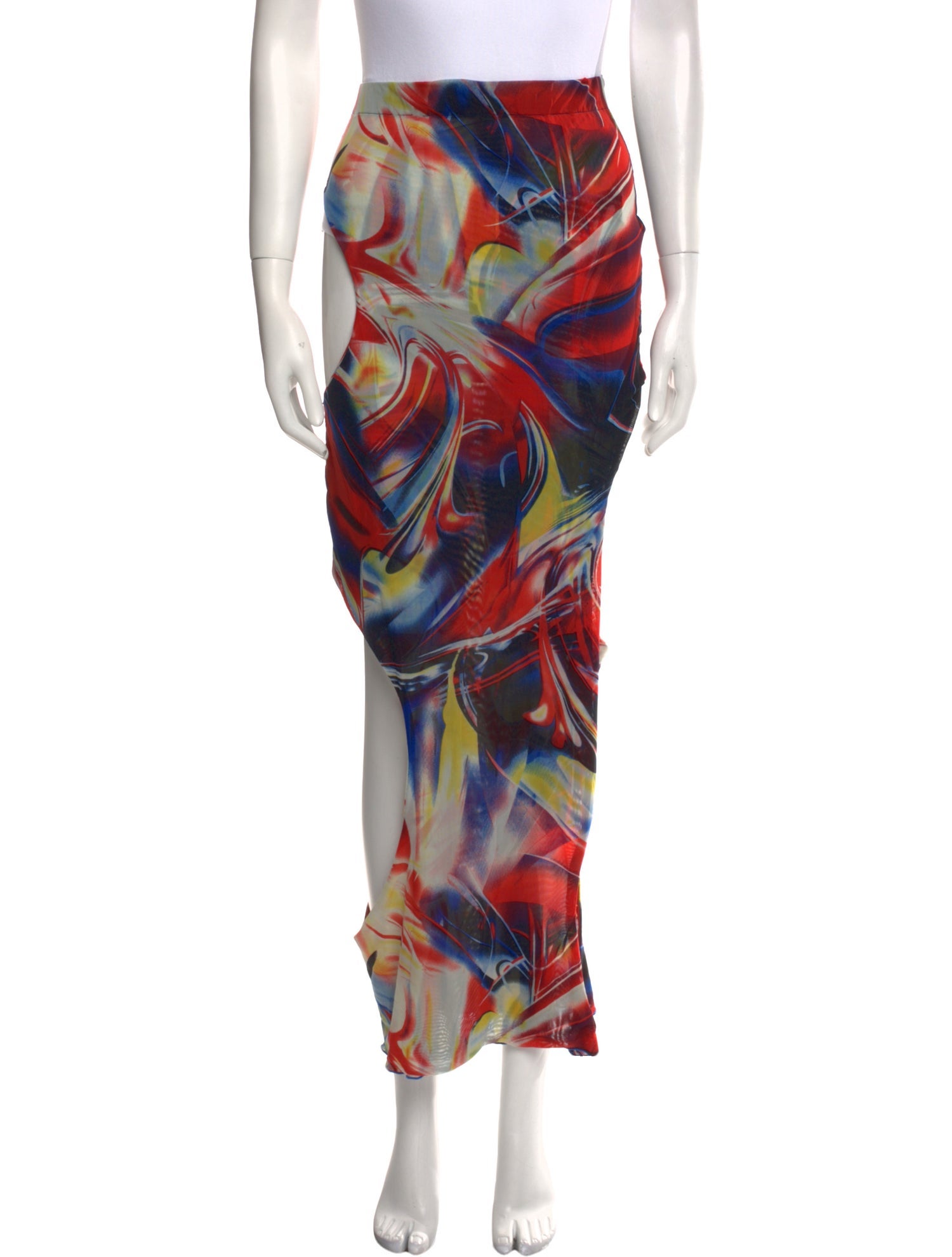 Kim Shui Printed Midi Length Skirt