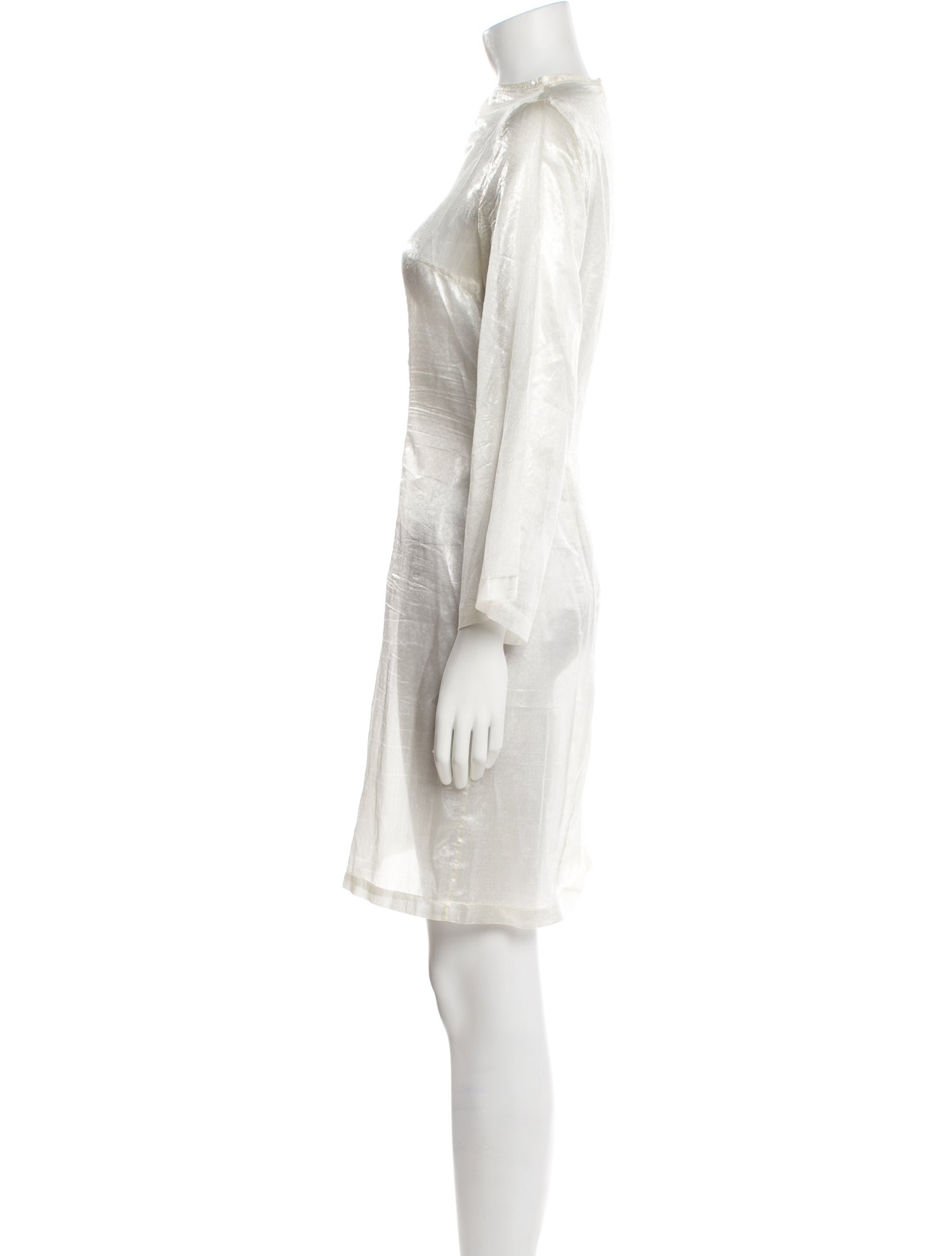 Kim Shui Bateau Neckline Mini Dress