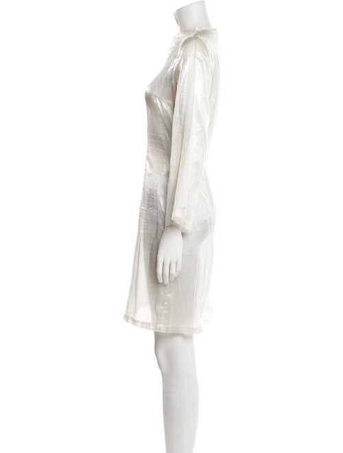 Kim Shui Bateau Neckline Mini Dress