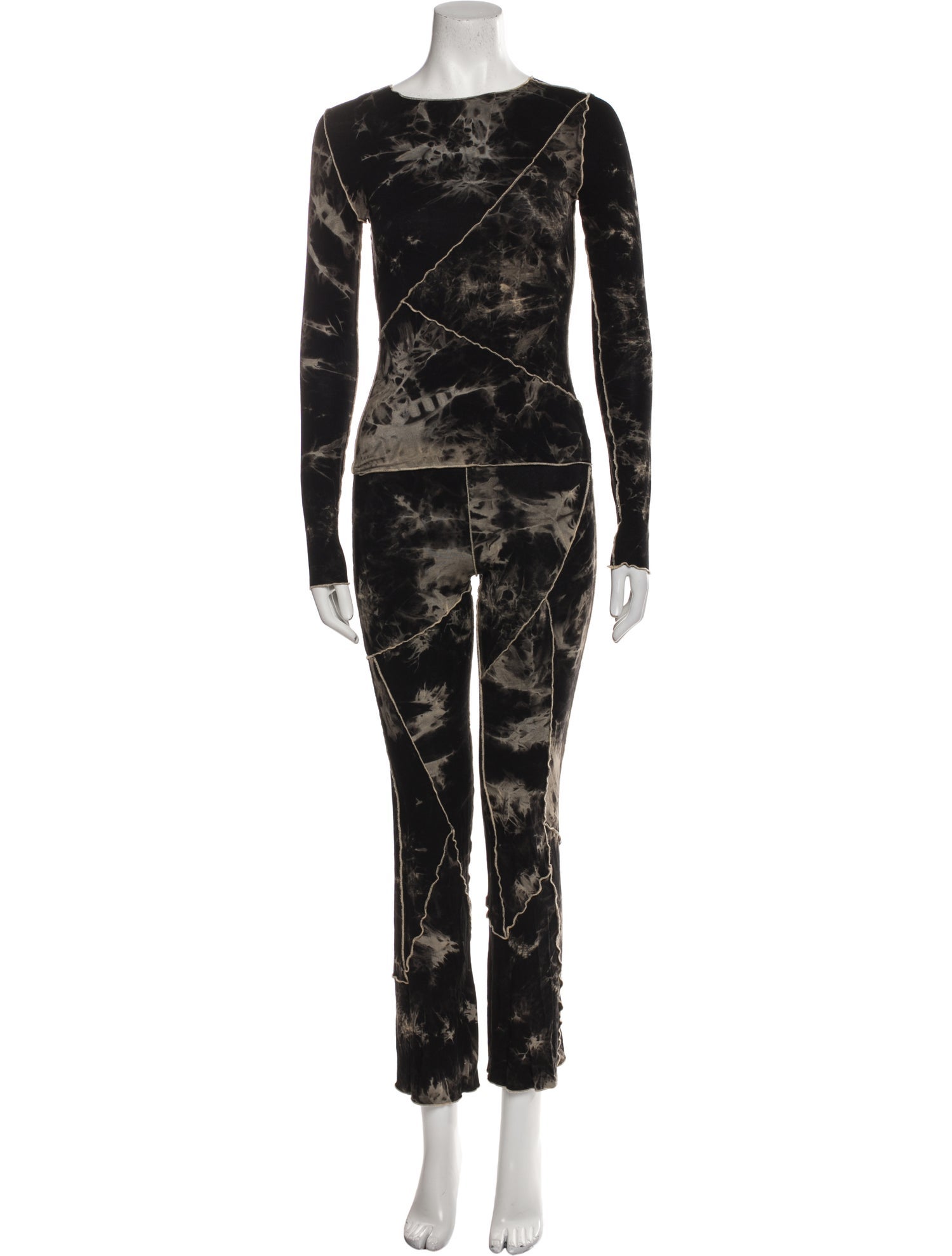 Kim Shui Tie-Dye Print Pant Set