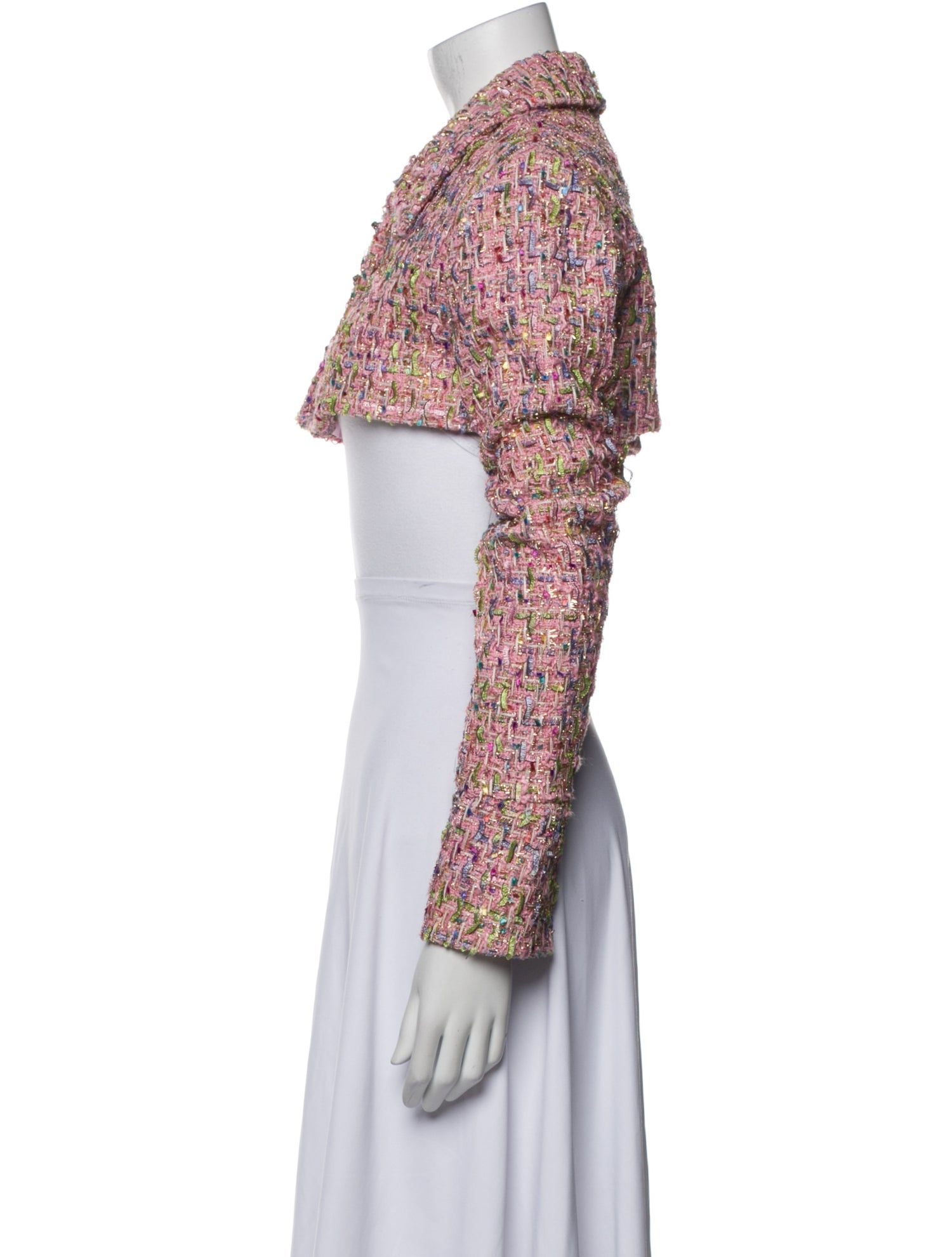 Kim Shui Tweed Pattern Bolero