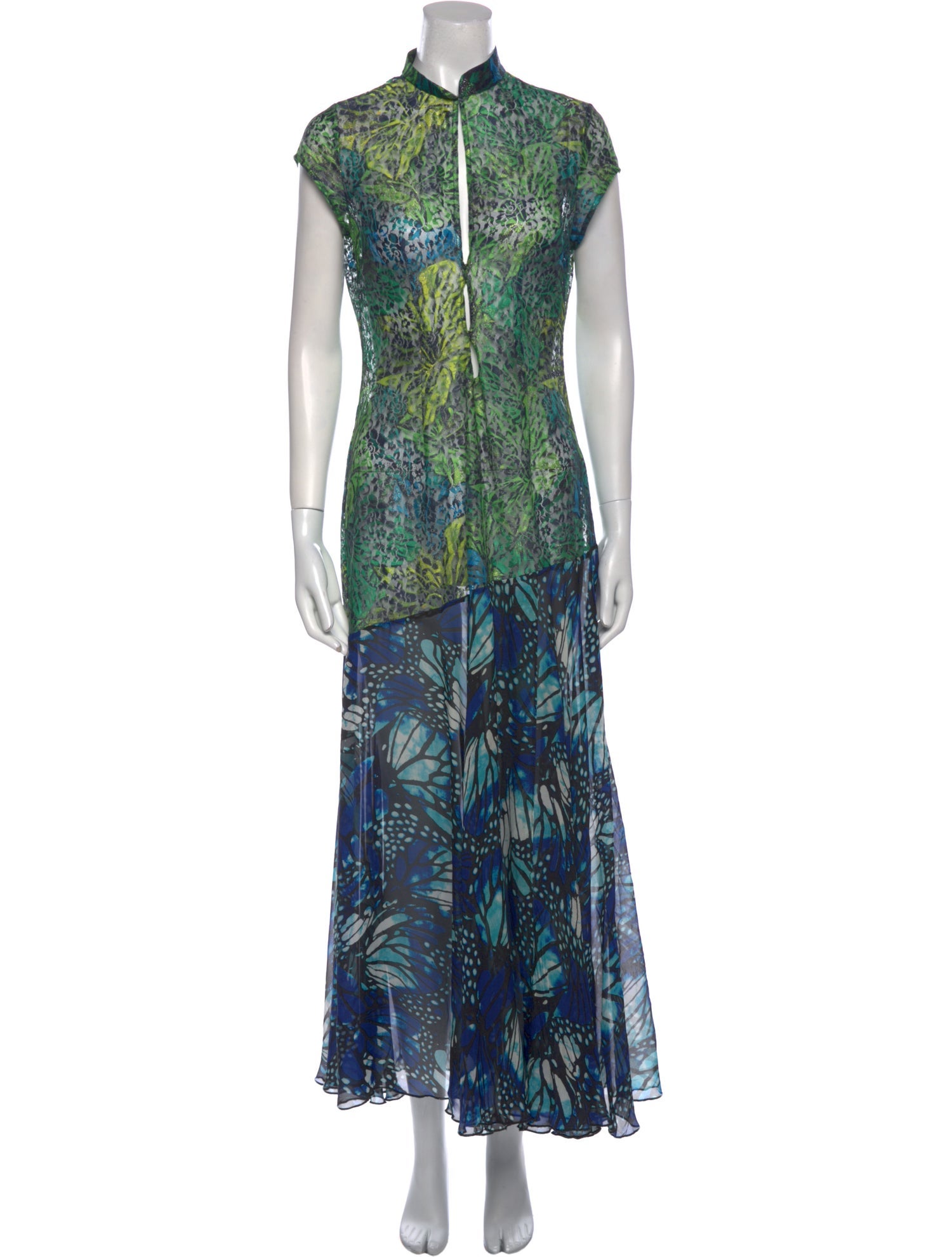 Kim Shui Printed Long Dress