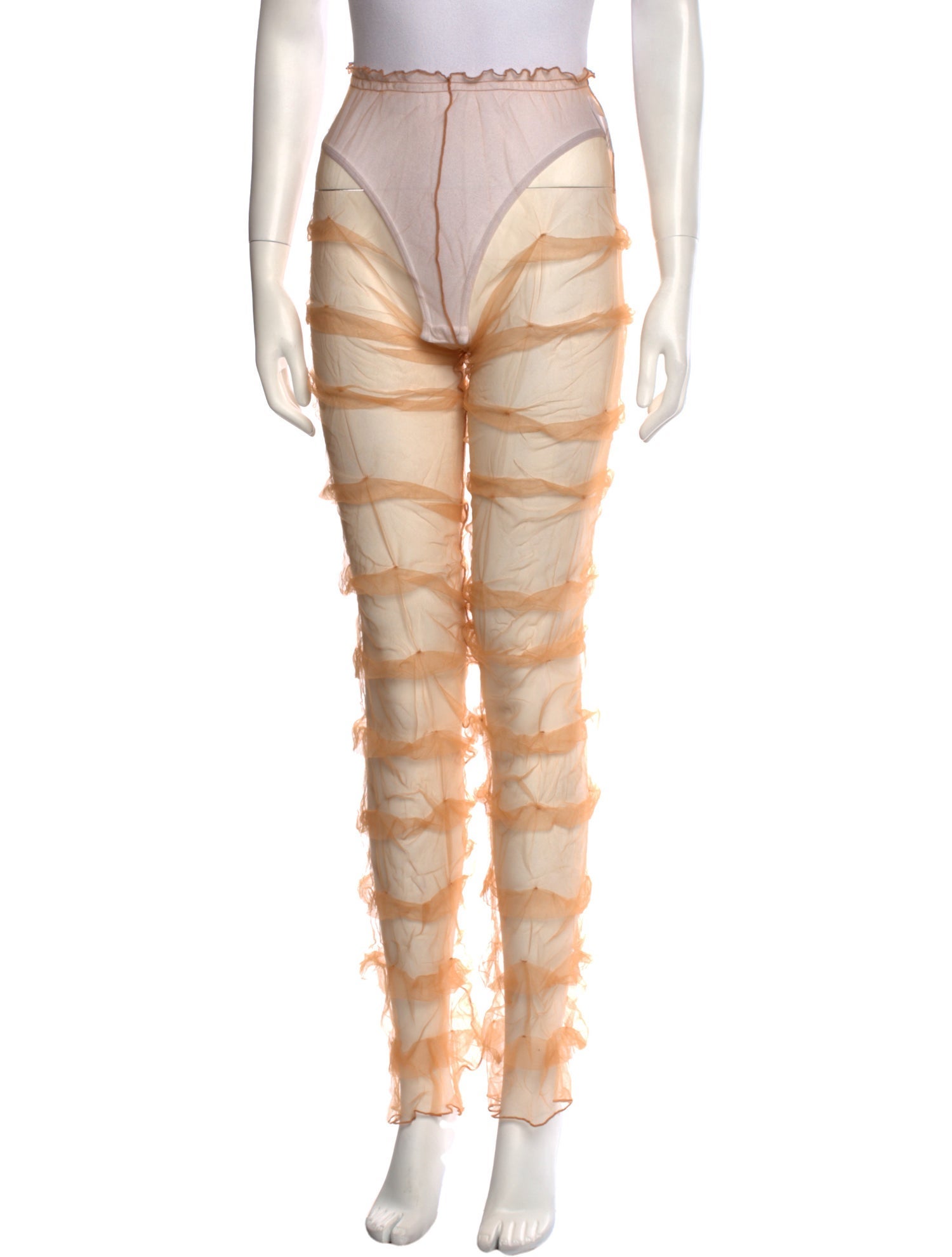 Kim Shui Lace Pattern Straight Leg Pants w/ Tags