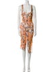 Kim Shui Printed Knee-Length Dress