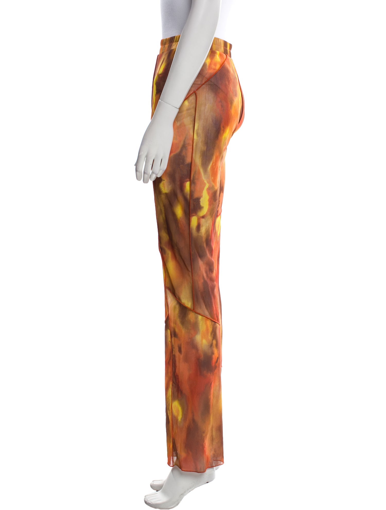 Kim Shui Printed Wide Leg Pants