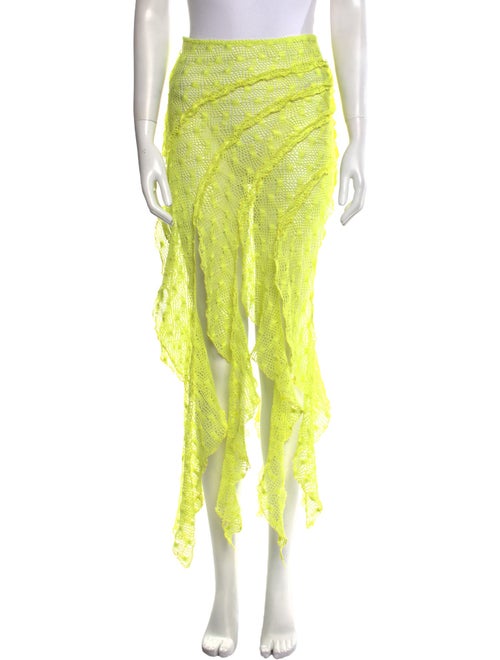 Kim Shui Printed Midi Length Skirt