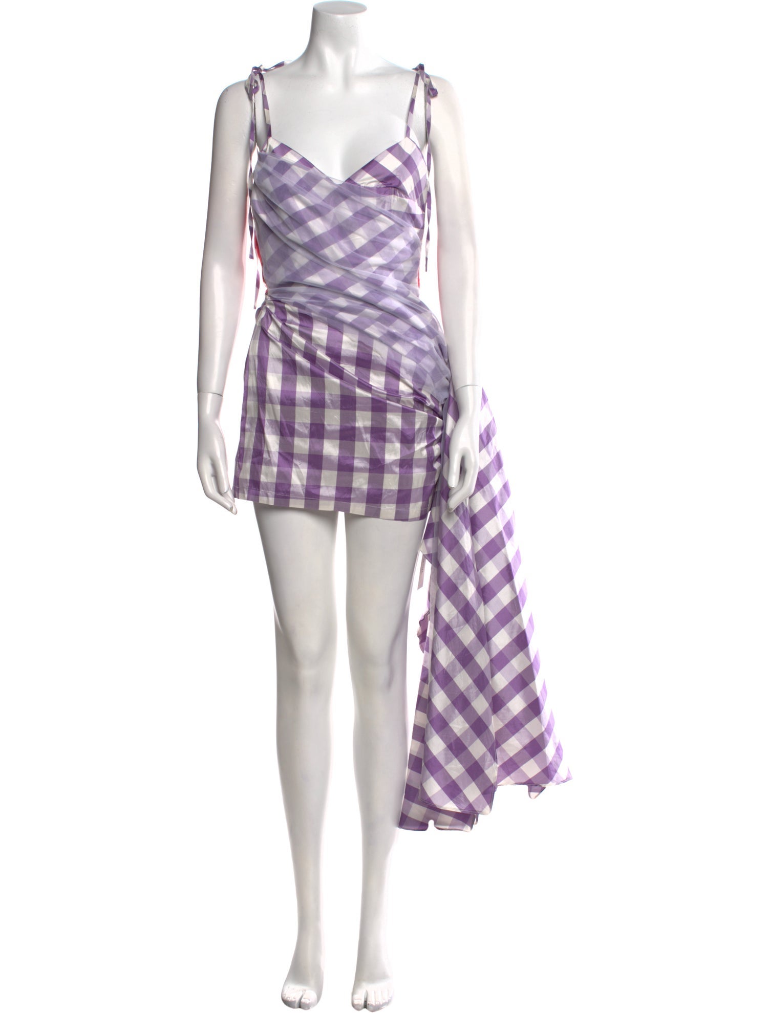 Kim Shui Plaid Print Knee-Length Dress