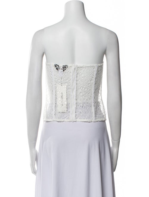 Kim Shui Strapless Crop Top