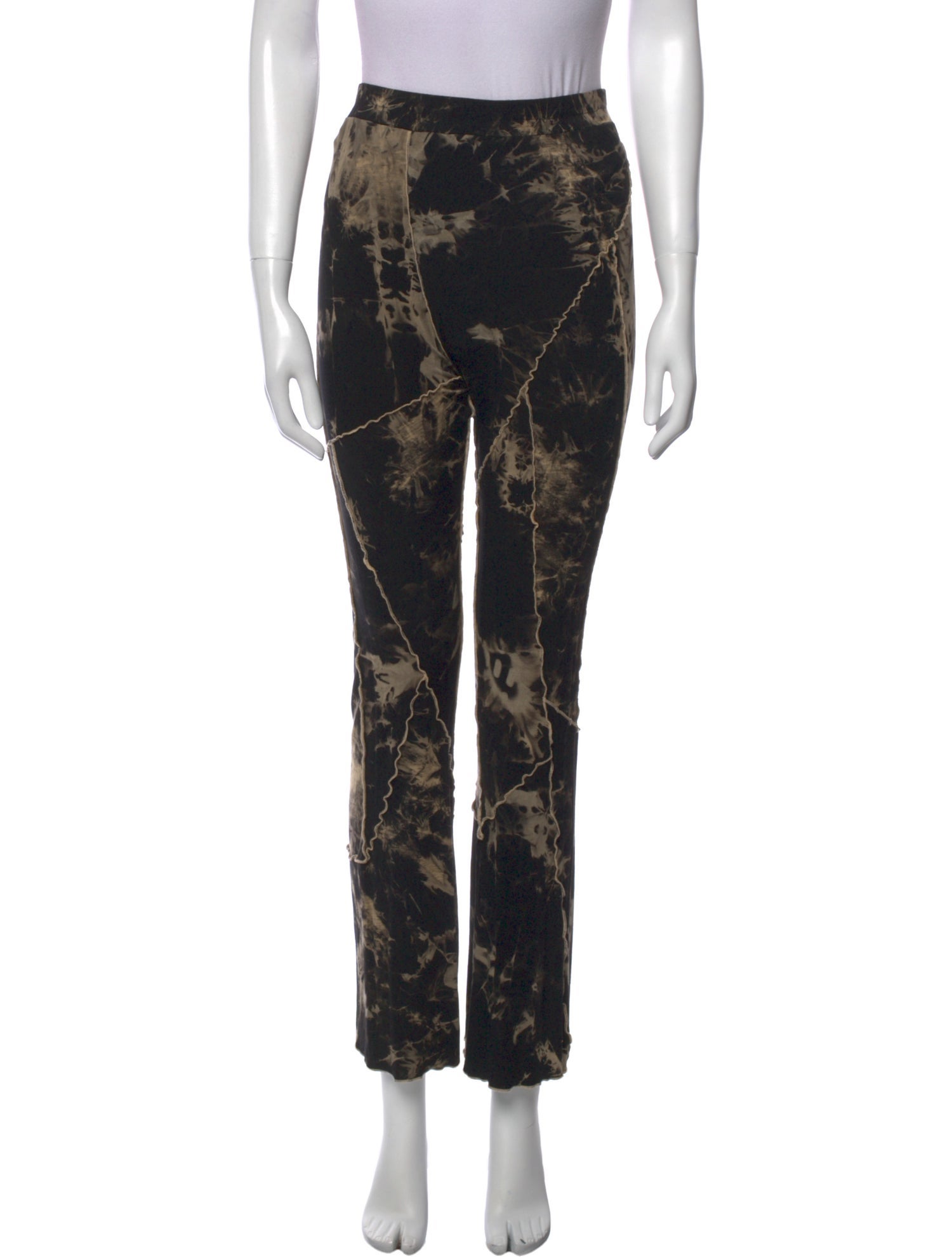 Kim Shui Tie-Dye Print Straight Leg Pants