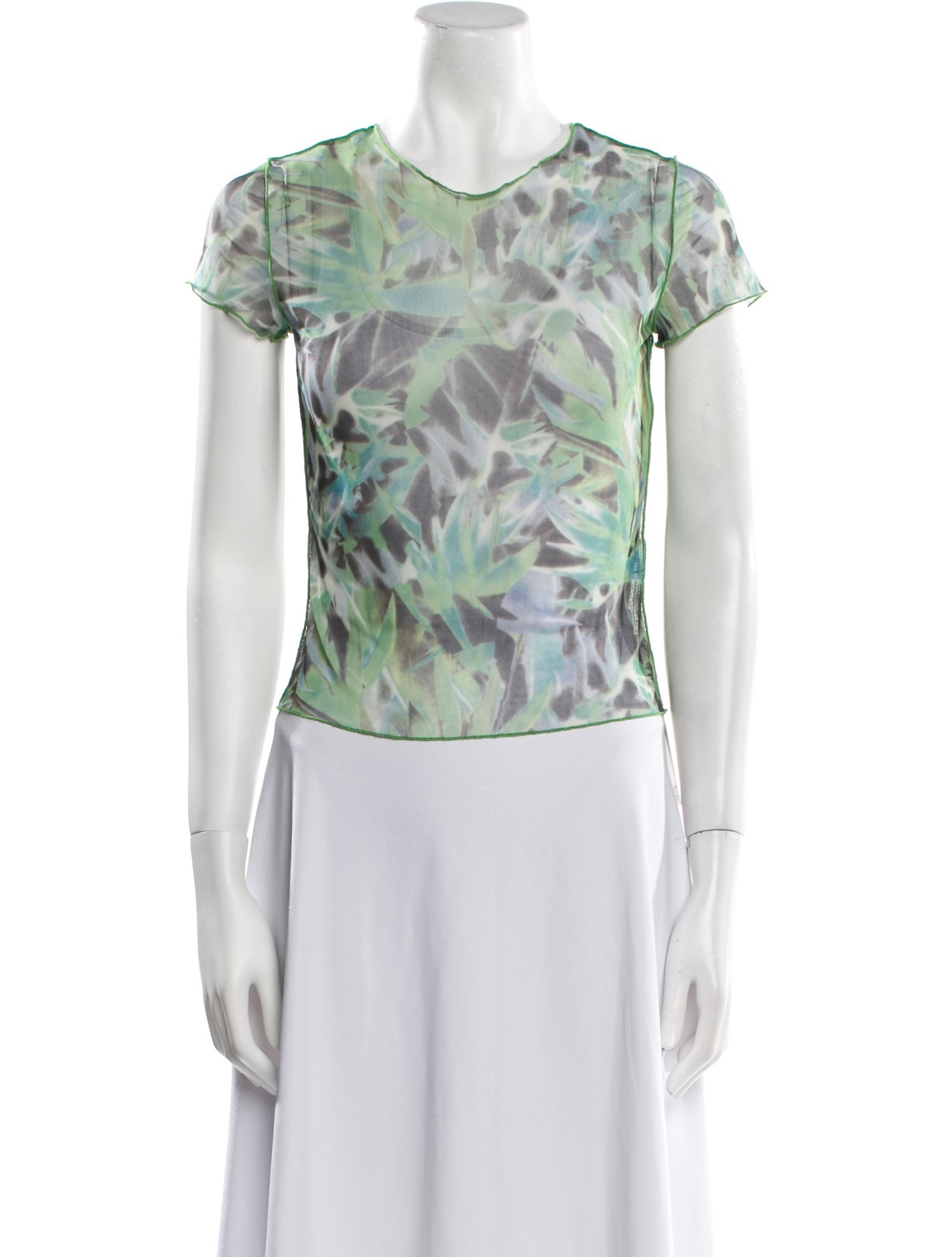 Kim Shui Printed Crew Neck T-Shirt