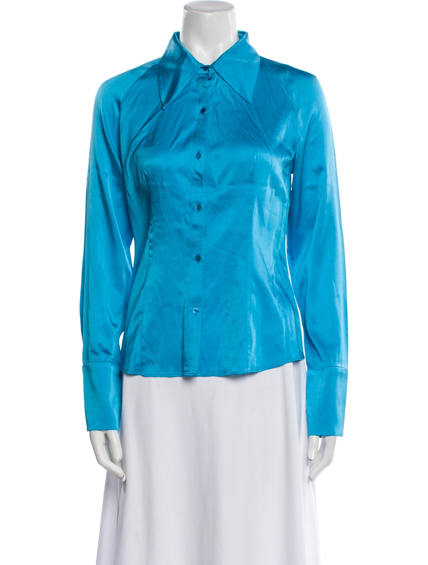 Kim Shui Long Sleeve Button-Up Top