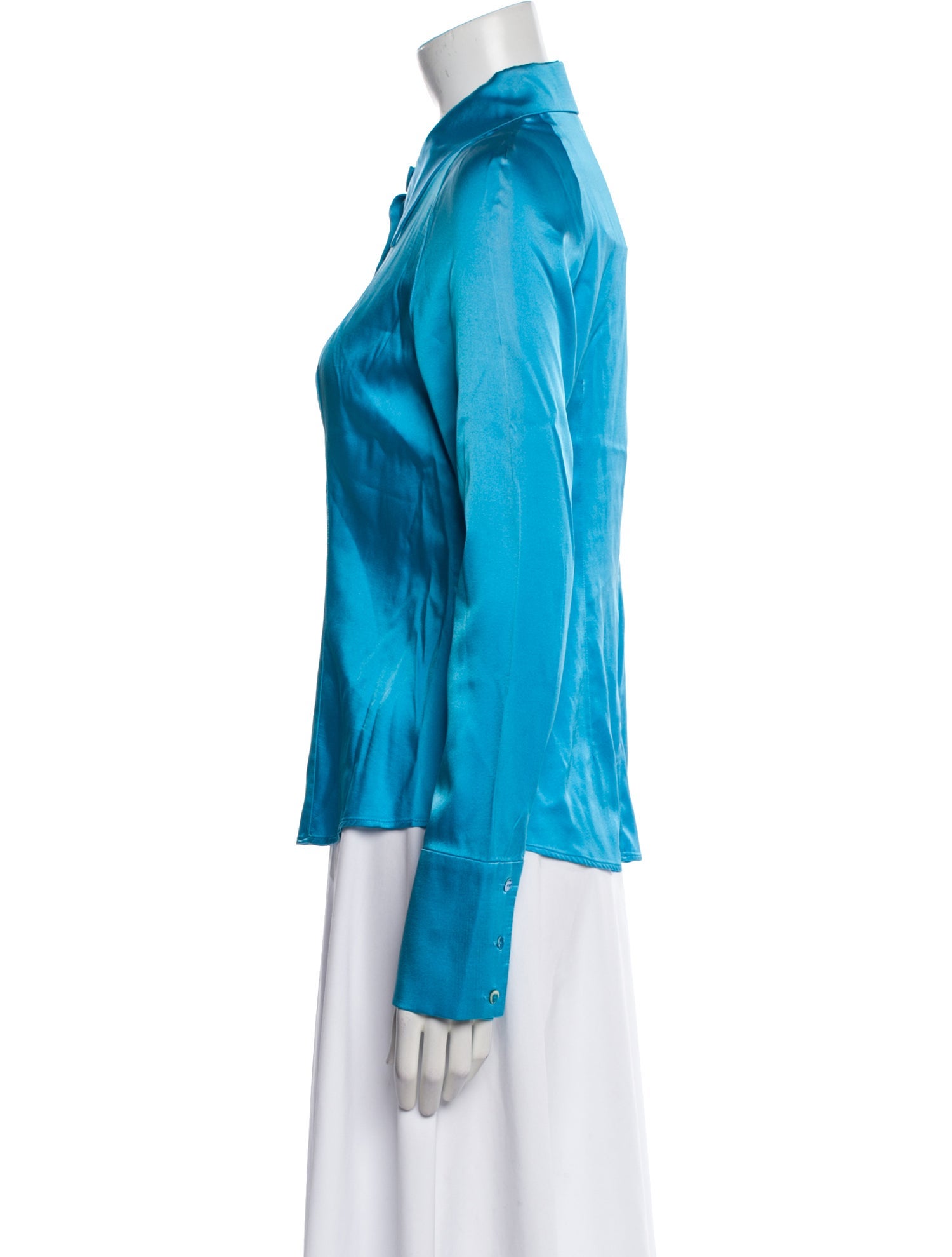 Kim Shui Long Sleeve Button-Up Top