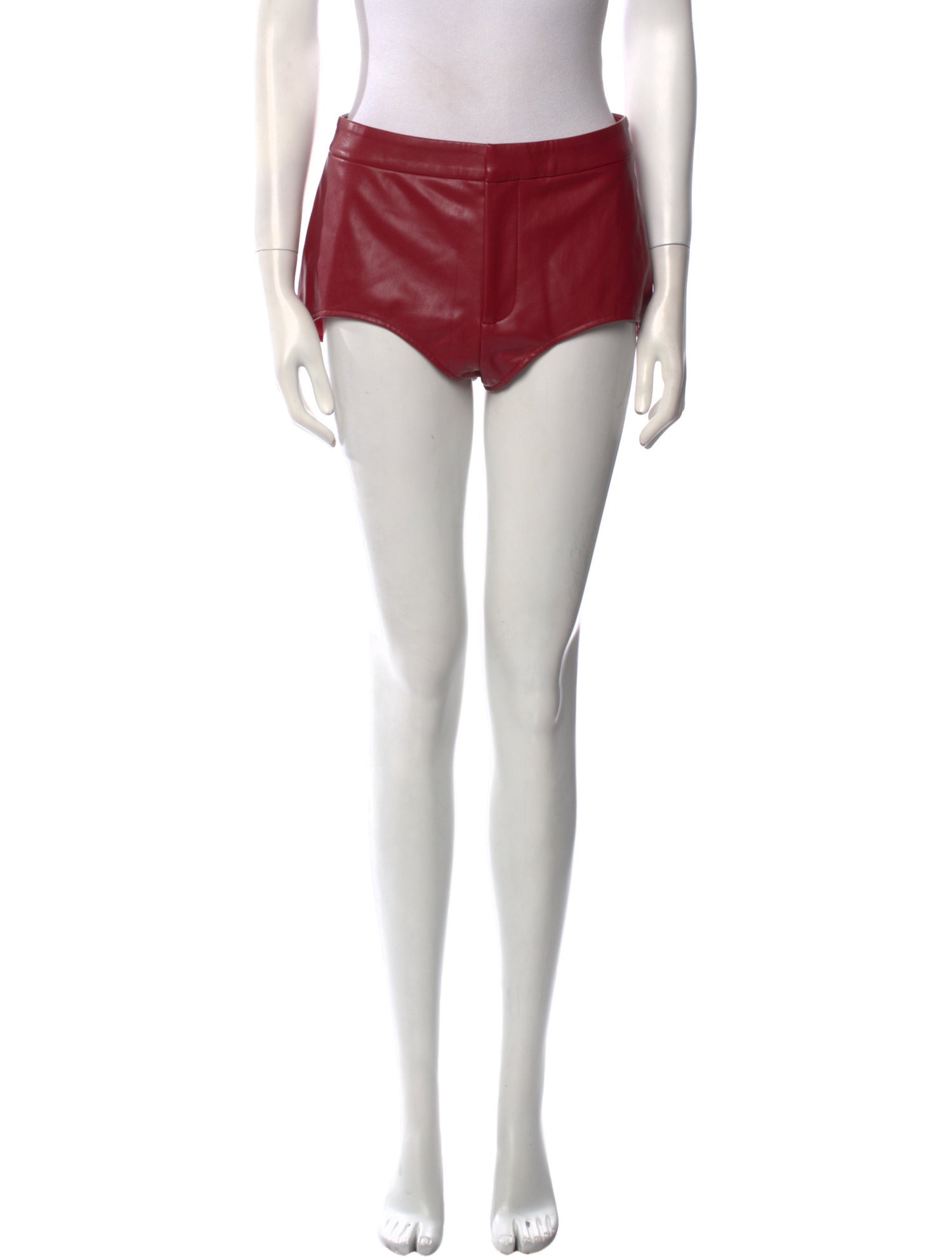 Kim Shui PVC Mini Shorts