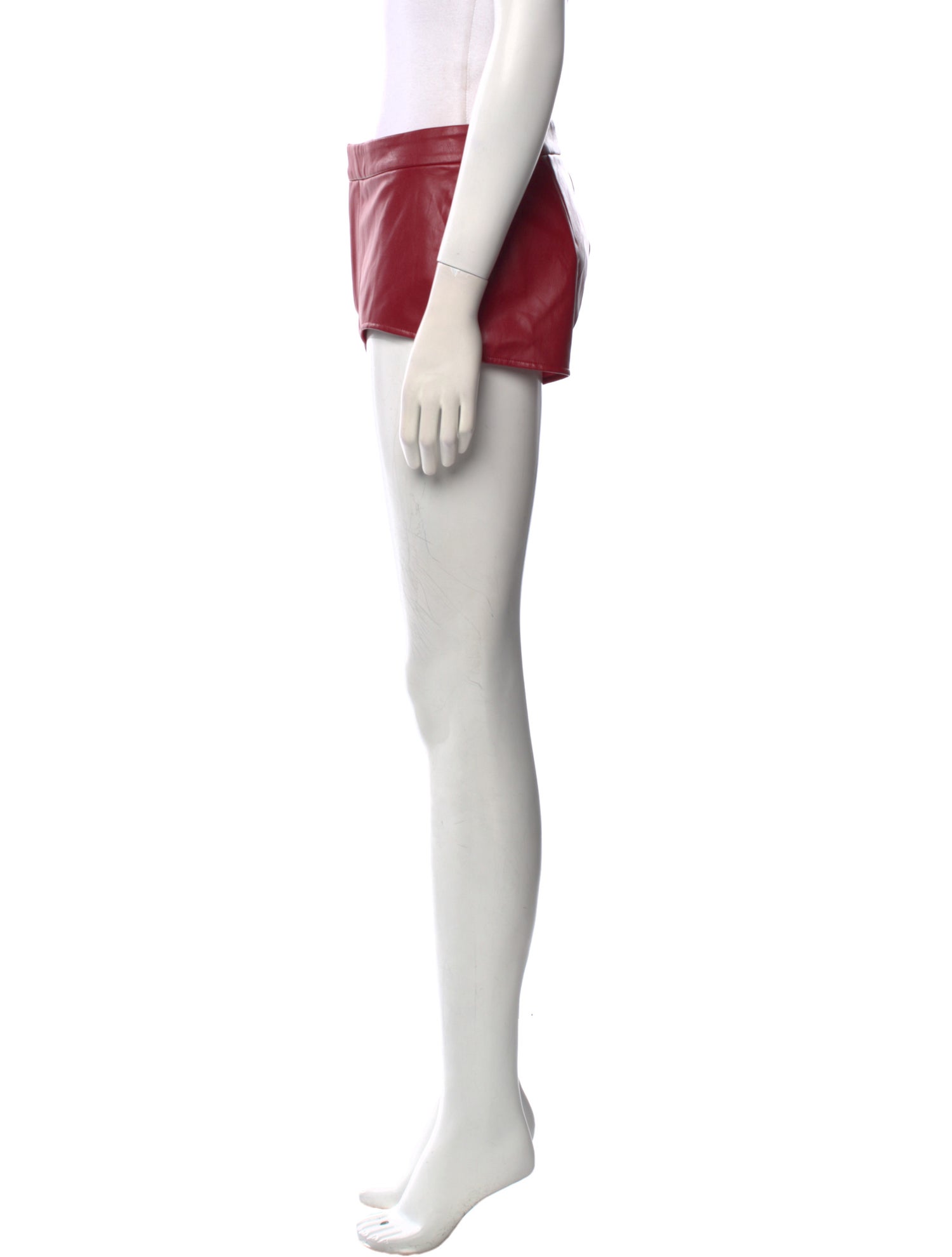 Kim Shui PVC Mini Shorts