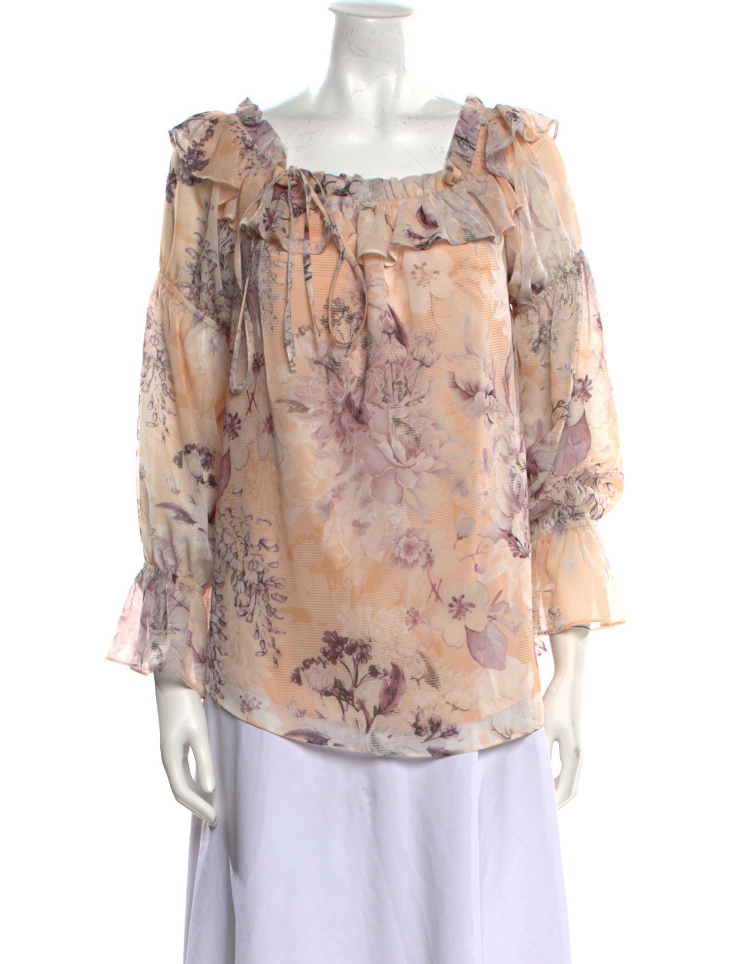 We are Kindred Floral Print Square Neckline Blouse