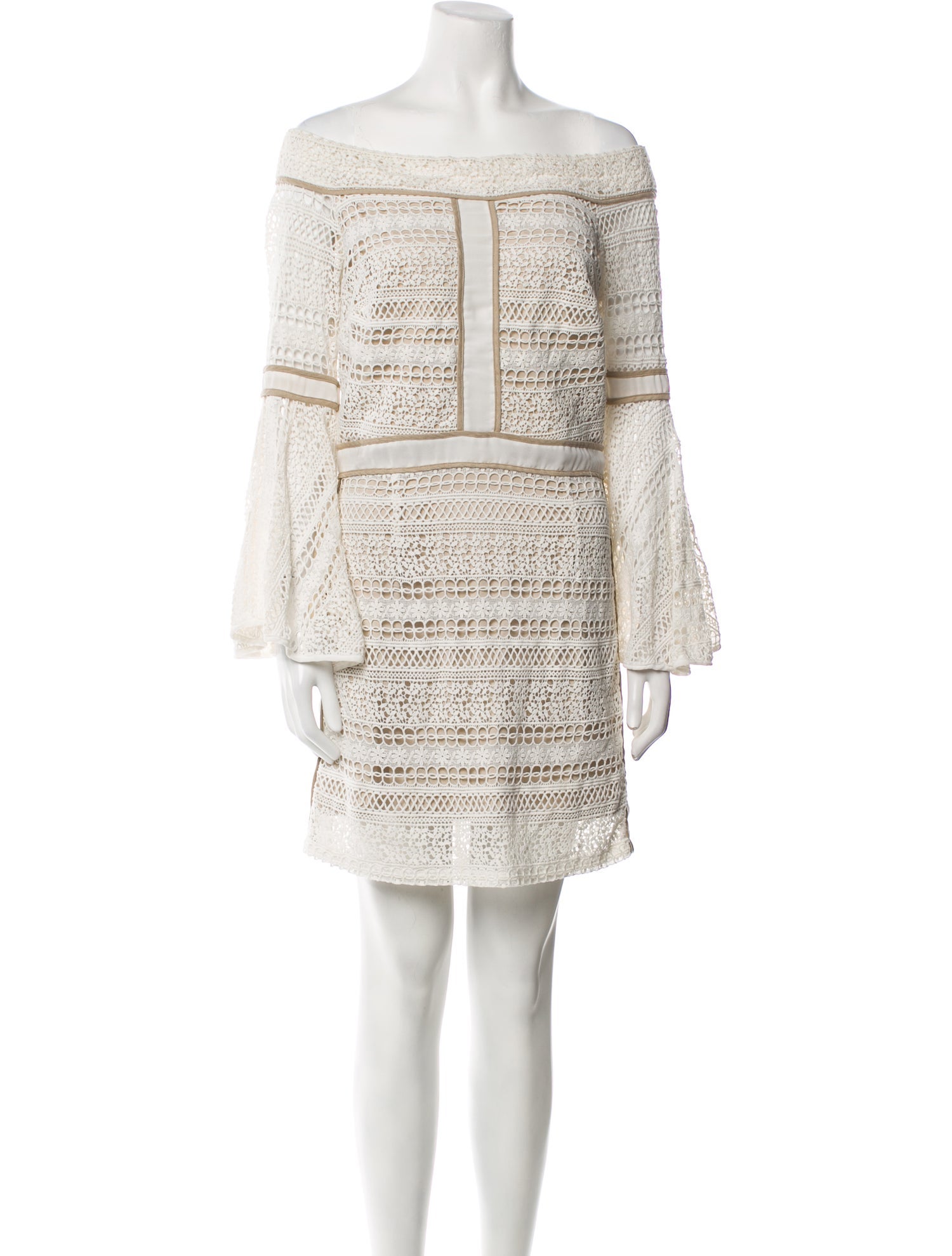 We are Kindred Lace Pattern Mini Dress