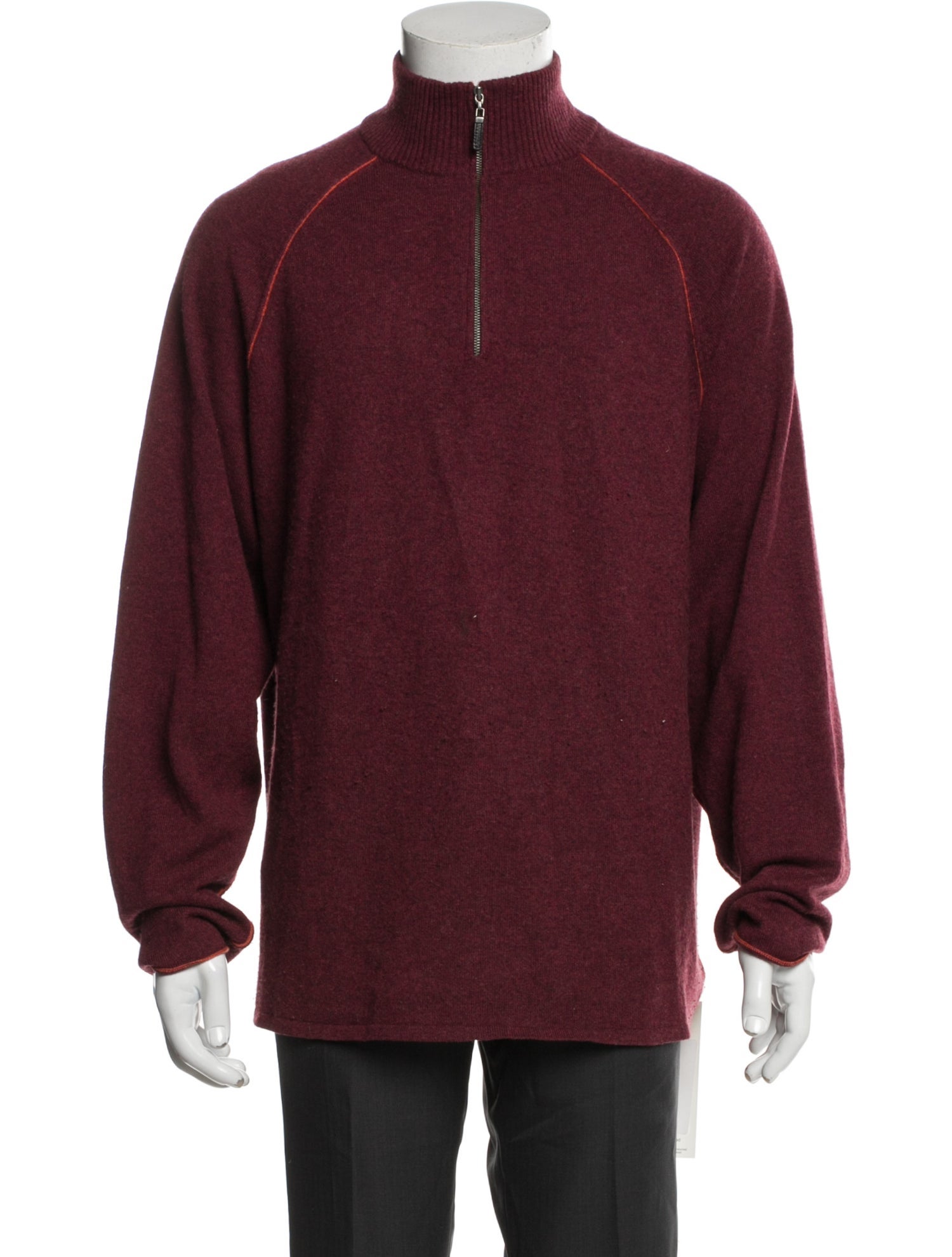 Kinross Cashmere Cashmere Mock Neck Polo Shirt