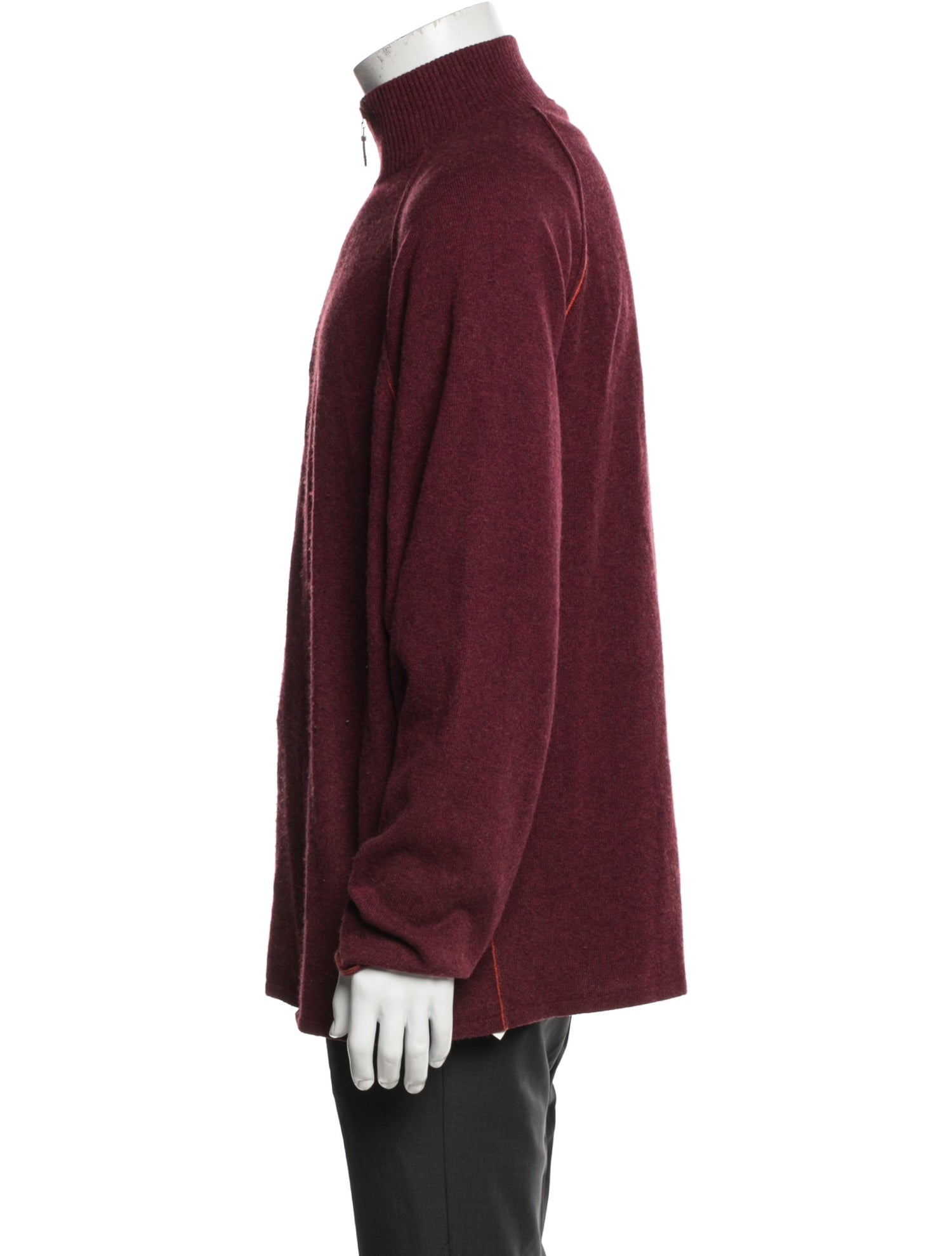 Kinross Cashmere Cashmere Mock Neck Polo Shirt