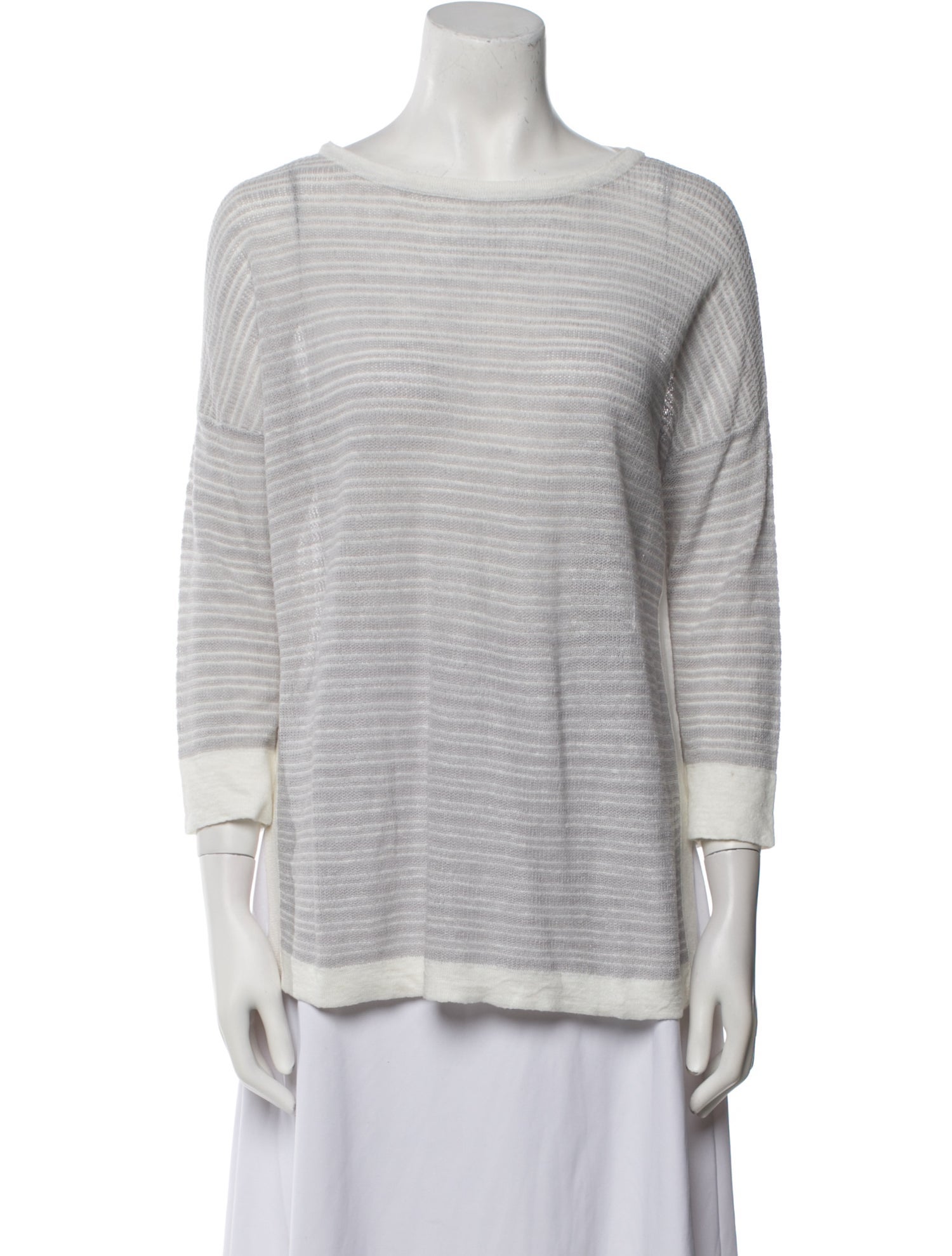 Kinross Cashmere Cashmere Bateau Neckline Top