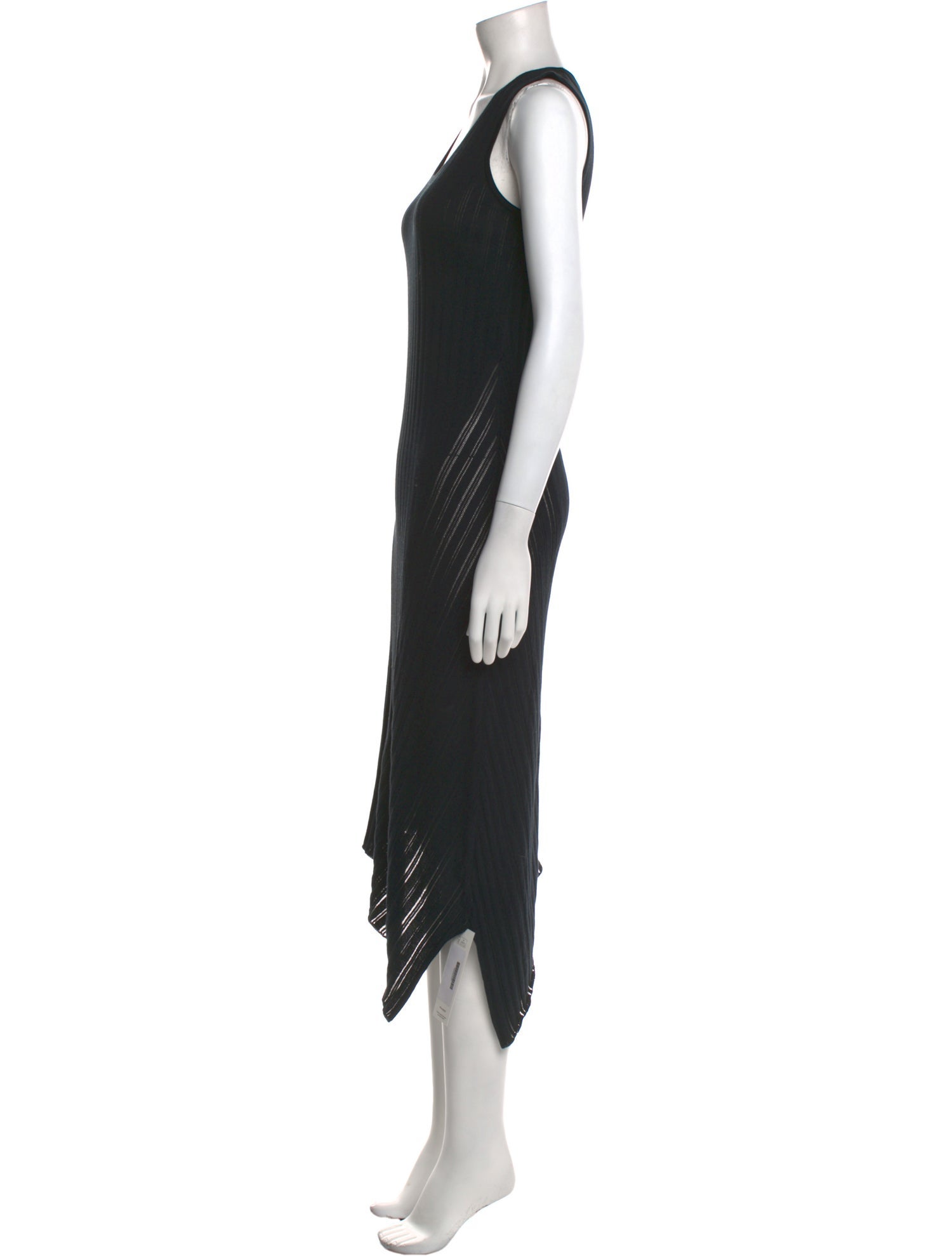 Kinross Cashmere Scoop Neck Midi Length Dress w/ Tags